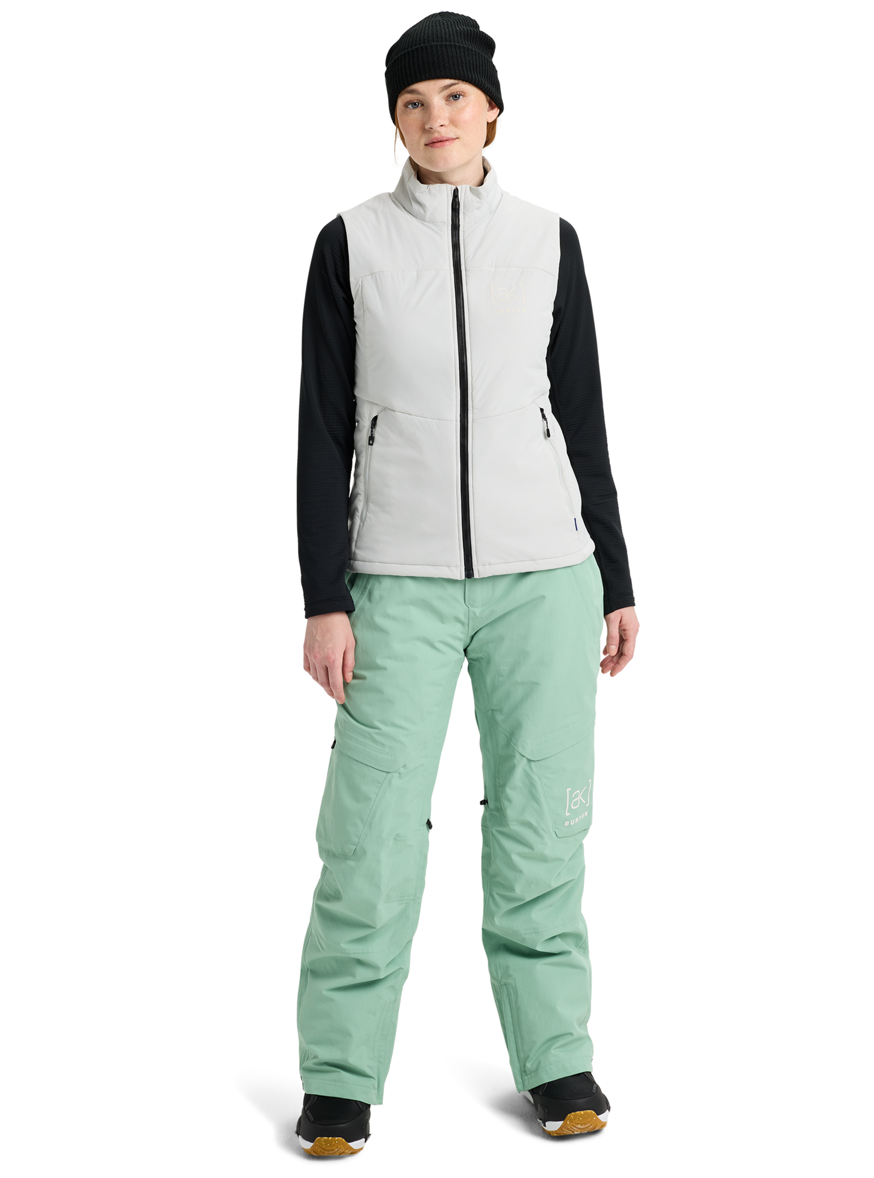 Burton [ak] Helium Stretch isolasjonsvest gray cloud lett