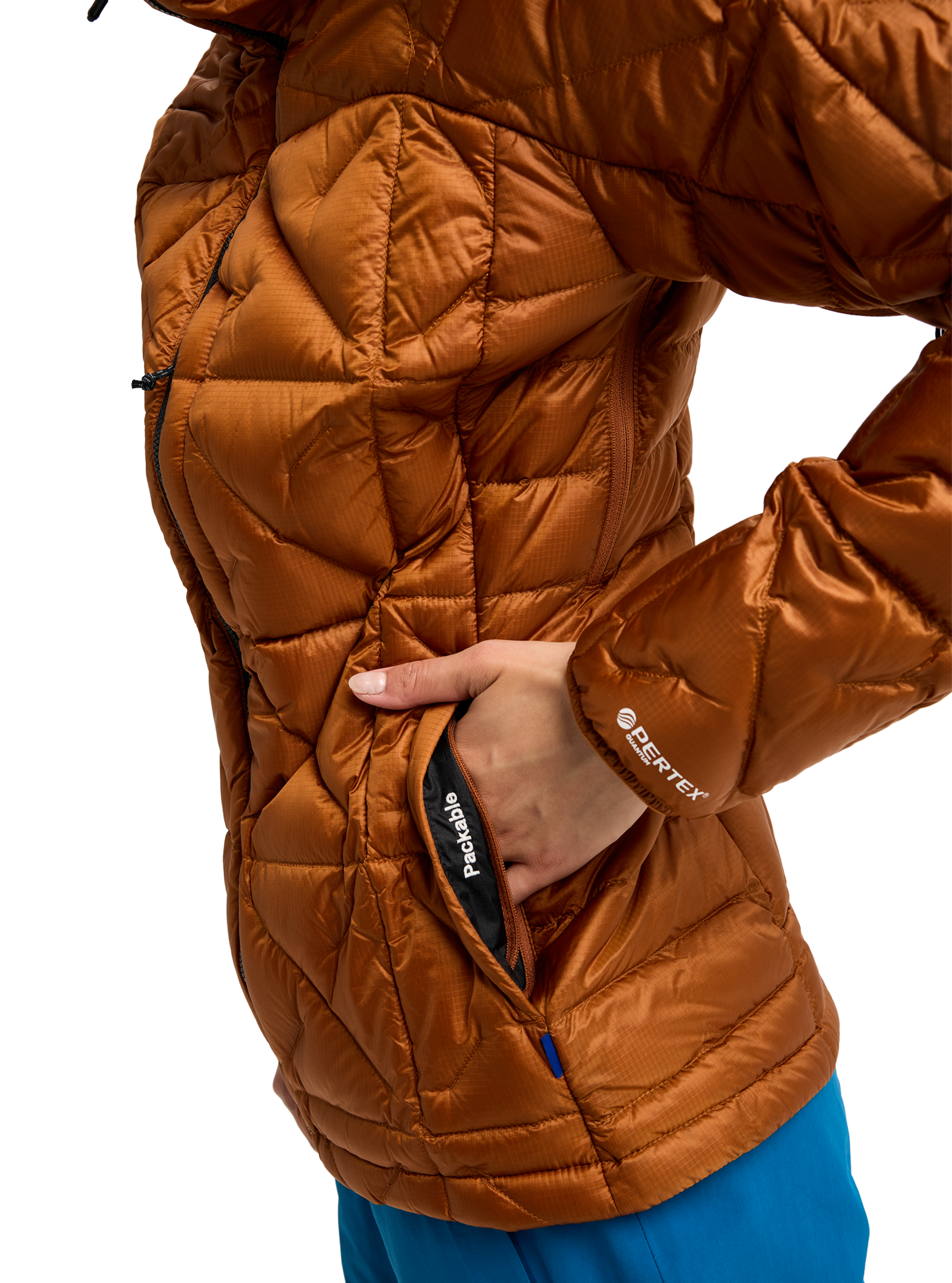 Burton [ak] Baker dunjakke dame Soft Sage med hette