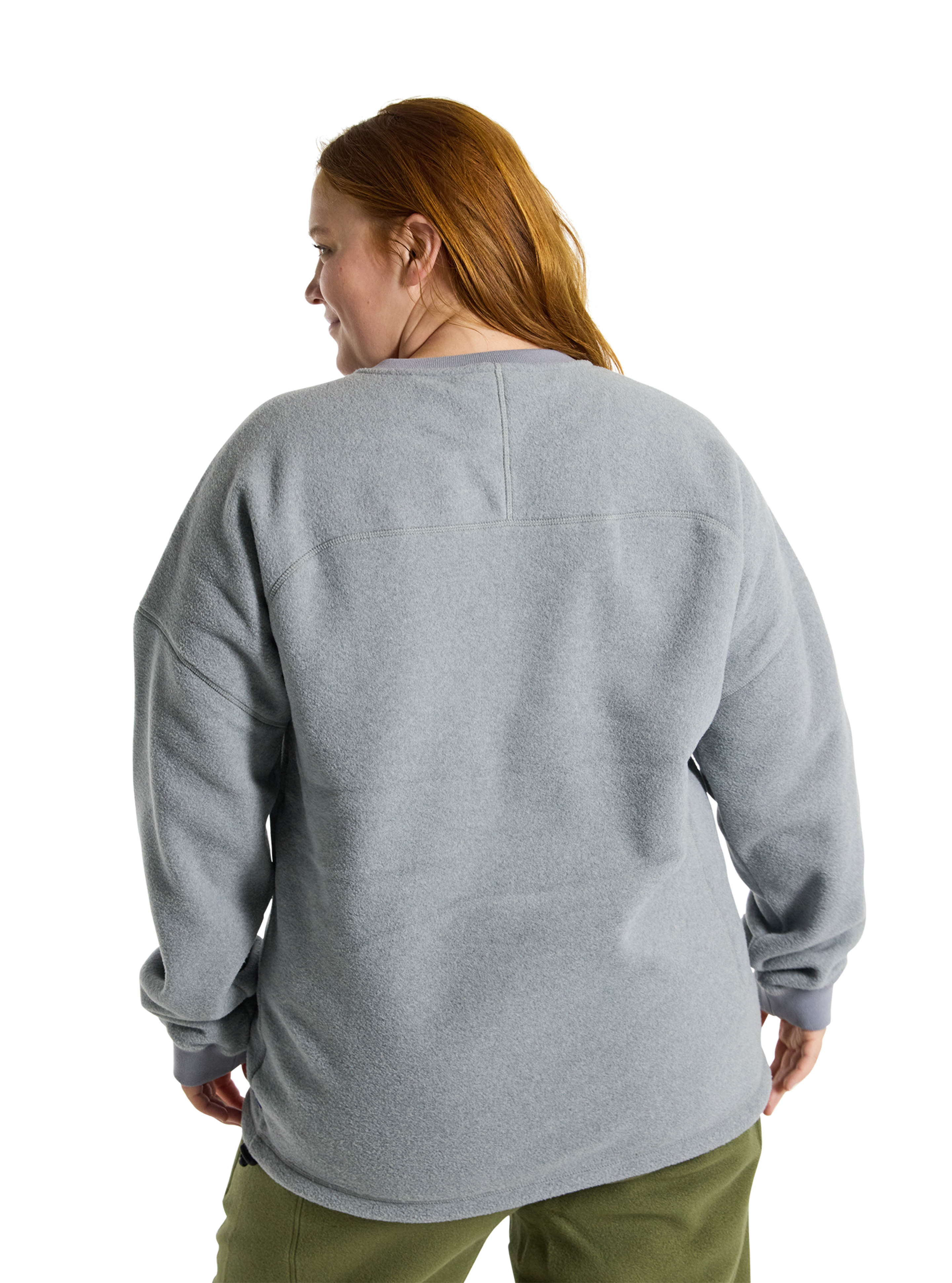 Burton Cinder Crewneck fleecegenser True Black myk
