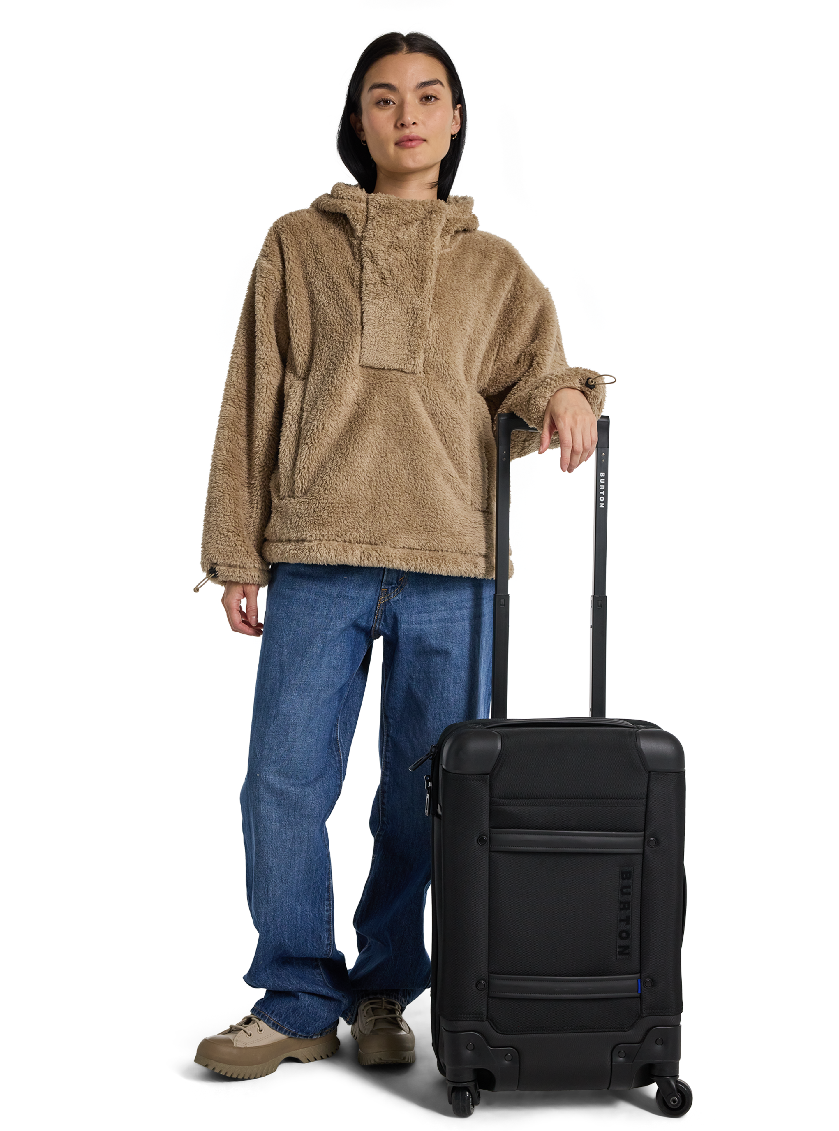 Burton 4 Wheel Flight Deck trillebag 38L true black kabin