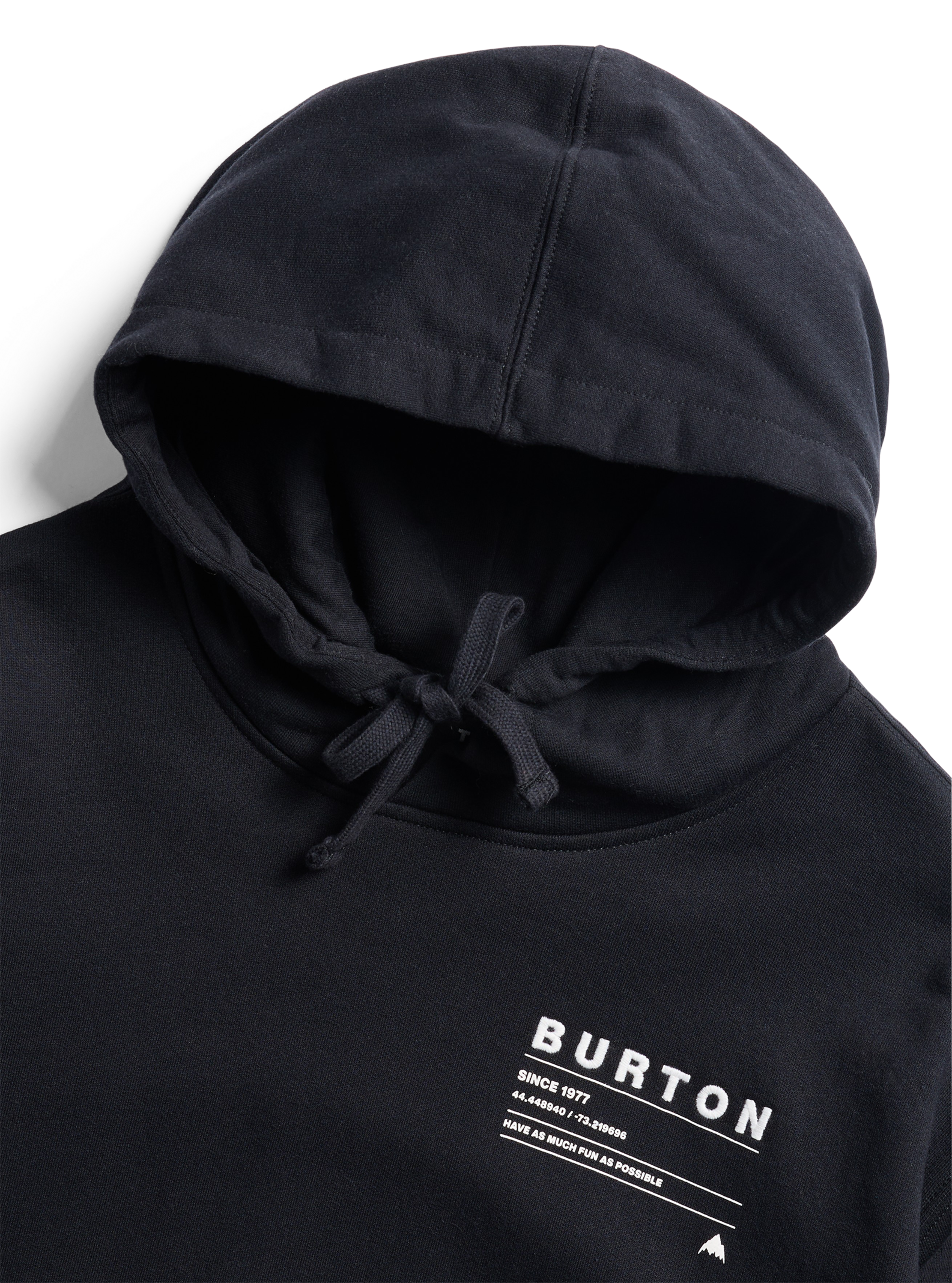 Burton Moretown hettegenser True Black økologisk bomull