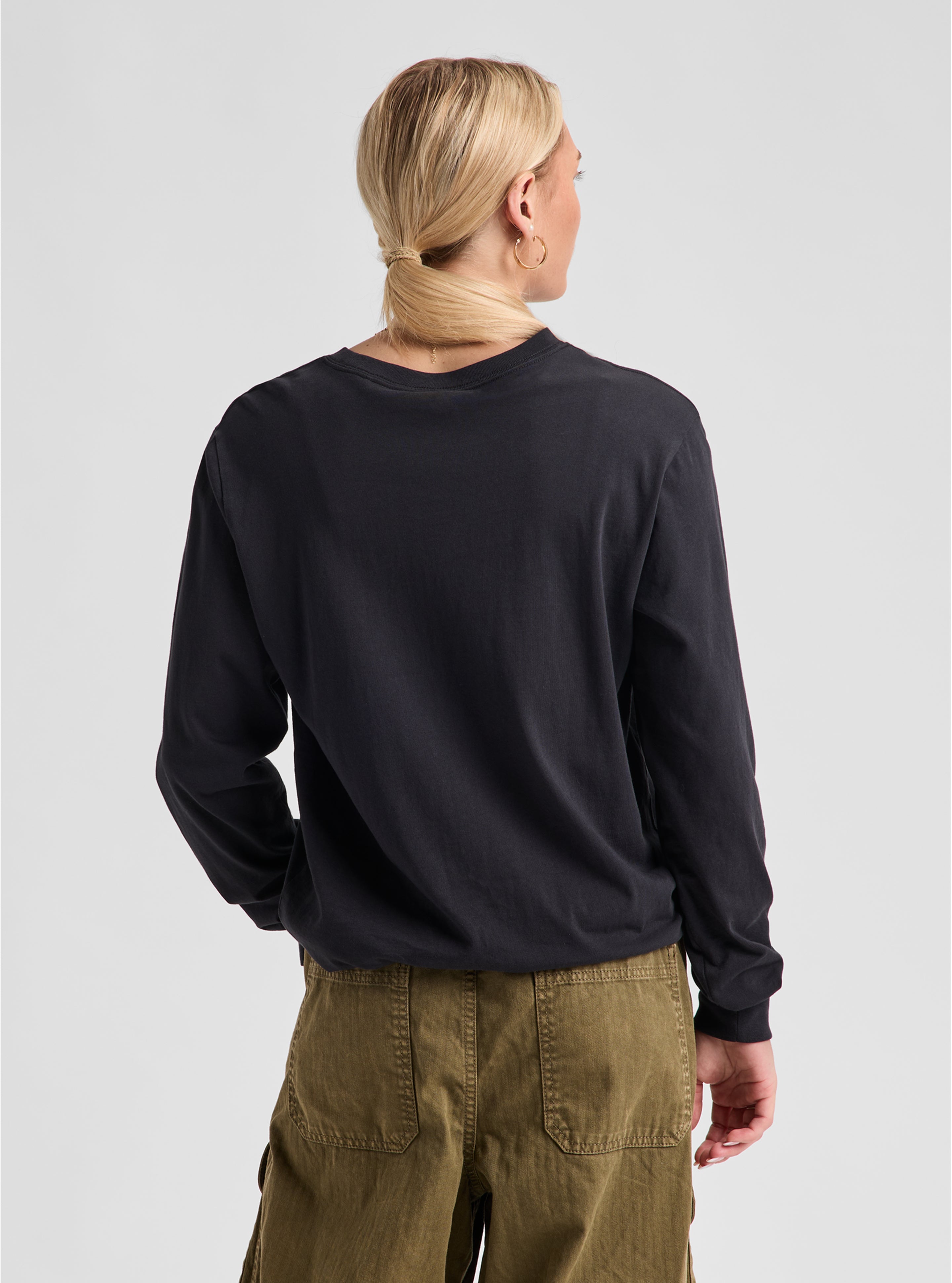 Burton BRTN langermet t-skjorte Dried Moss bomull