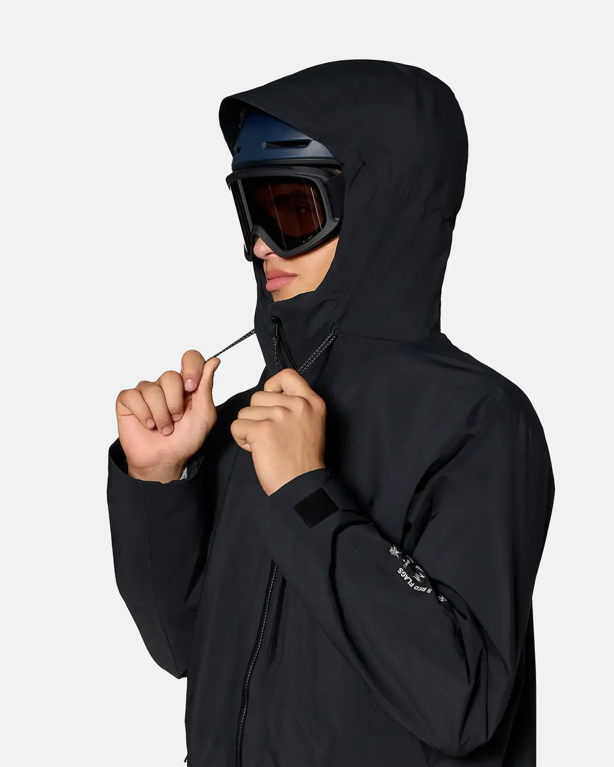 Jones Deeper GORE-TEX jakke Stealth Black isolert herre