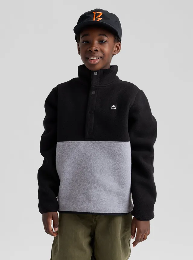 Burton Cinder Fleece anorak barn True Black varm
