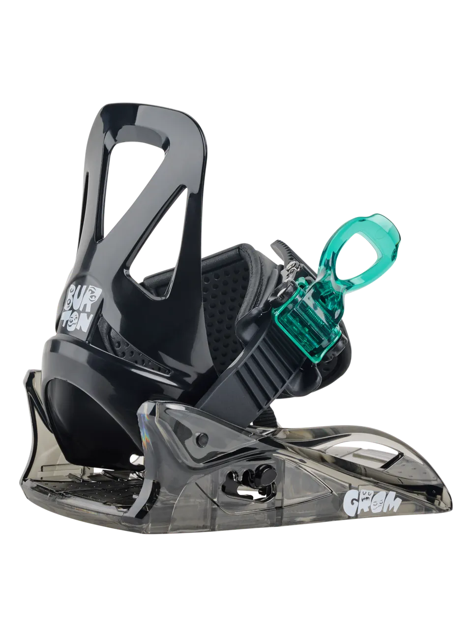 Burton Mini Grom Disc snowboardbinding barn grønn singel