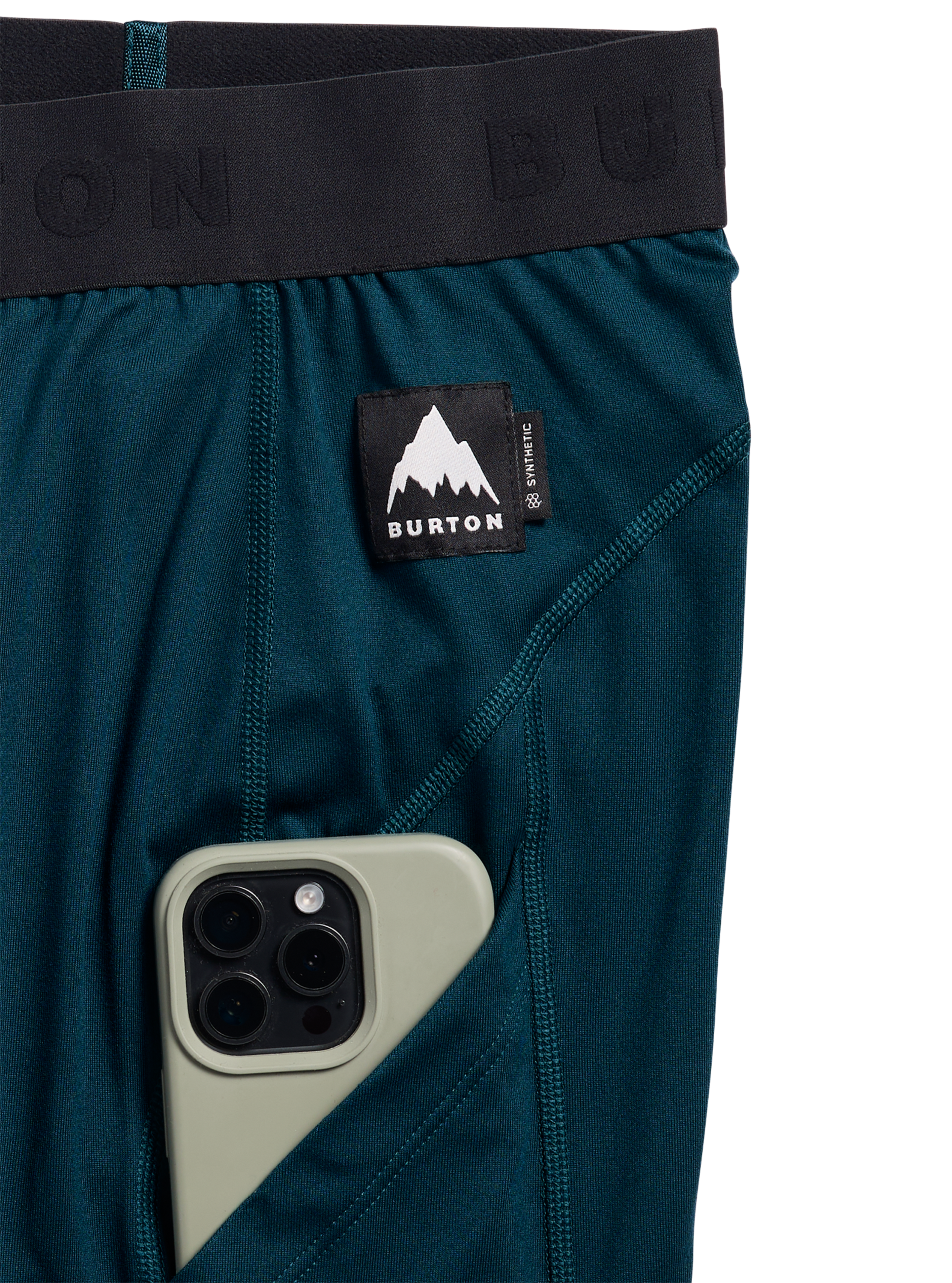 Burton Midweight stillongs herre syntetisk True Black