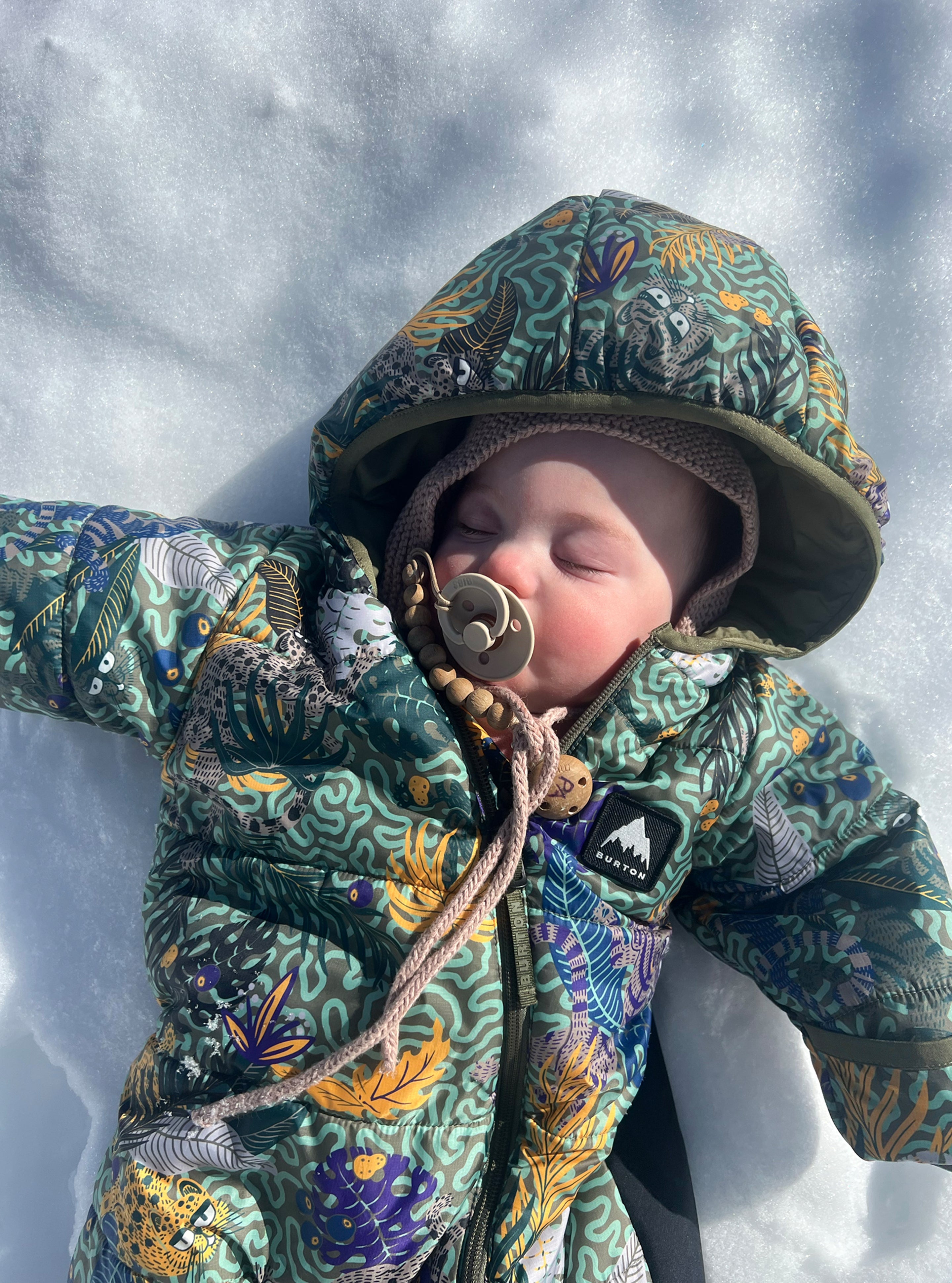 Burton Buddy babydress Jungle Cats isolert vinterdress