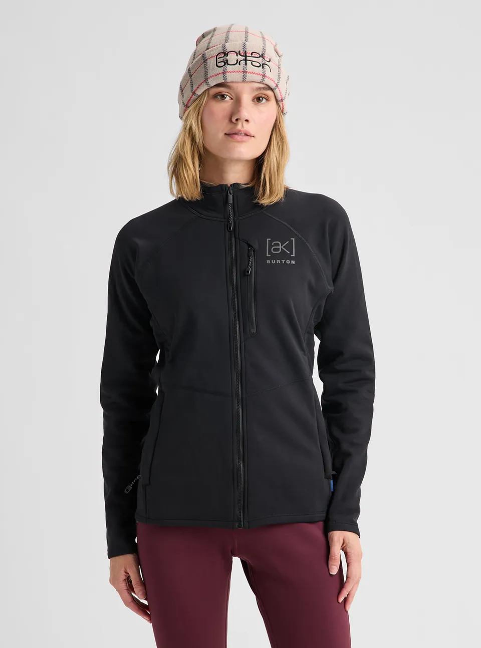 Burton [ak] Baker Stretch fleecejakke True Black stretch