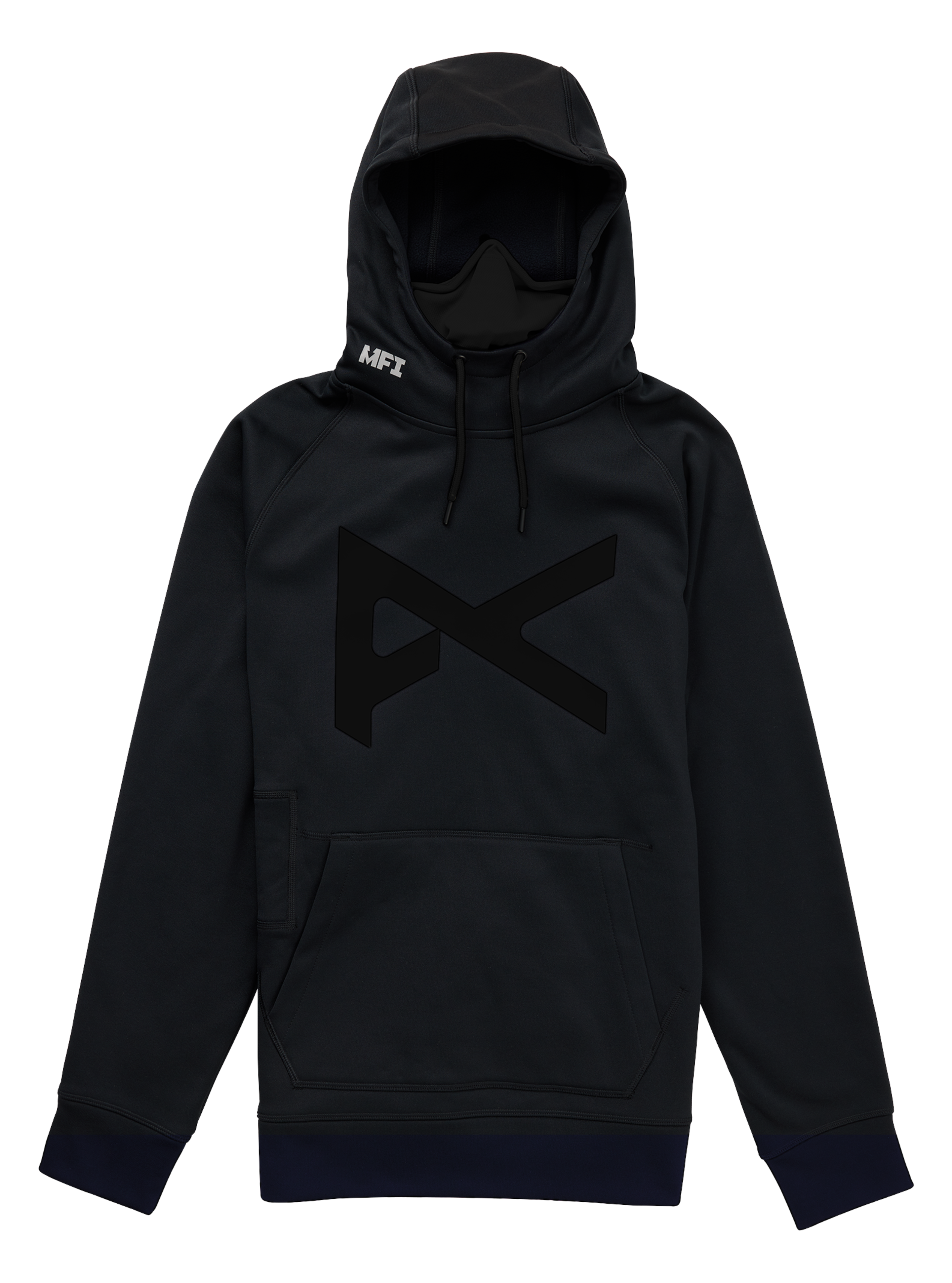 Anon MFI Pullover Hoodie hettegenser Terracotta Black fleece
