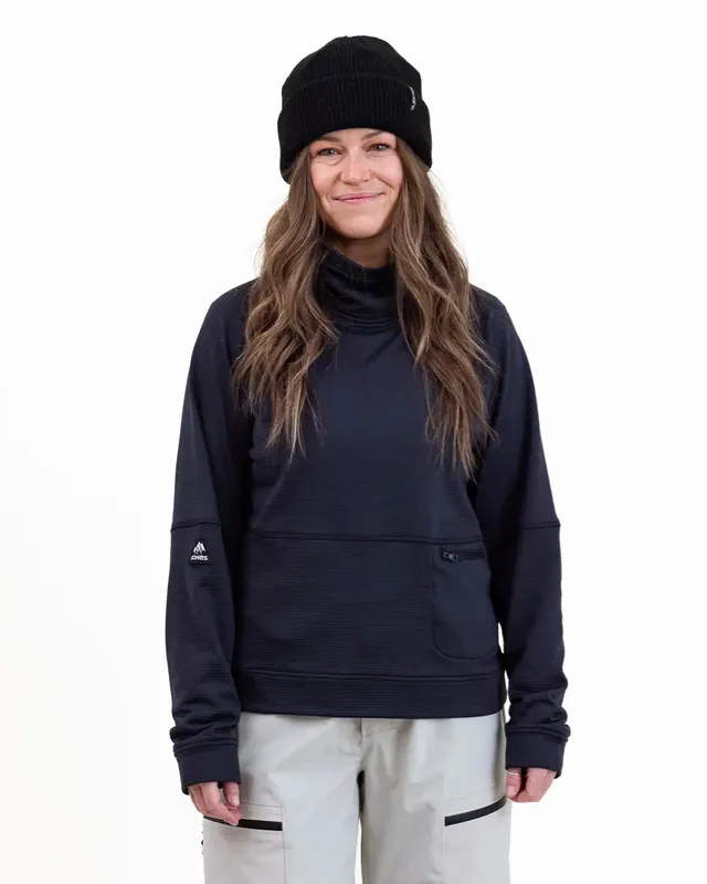 Jones Flagship 2026 fleece dame stealth black pustende