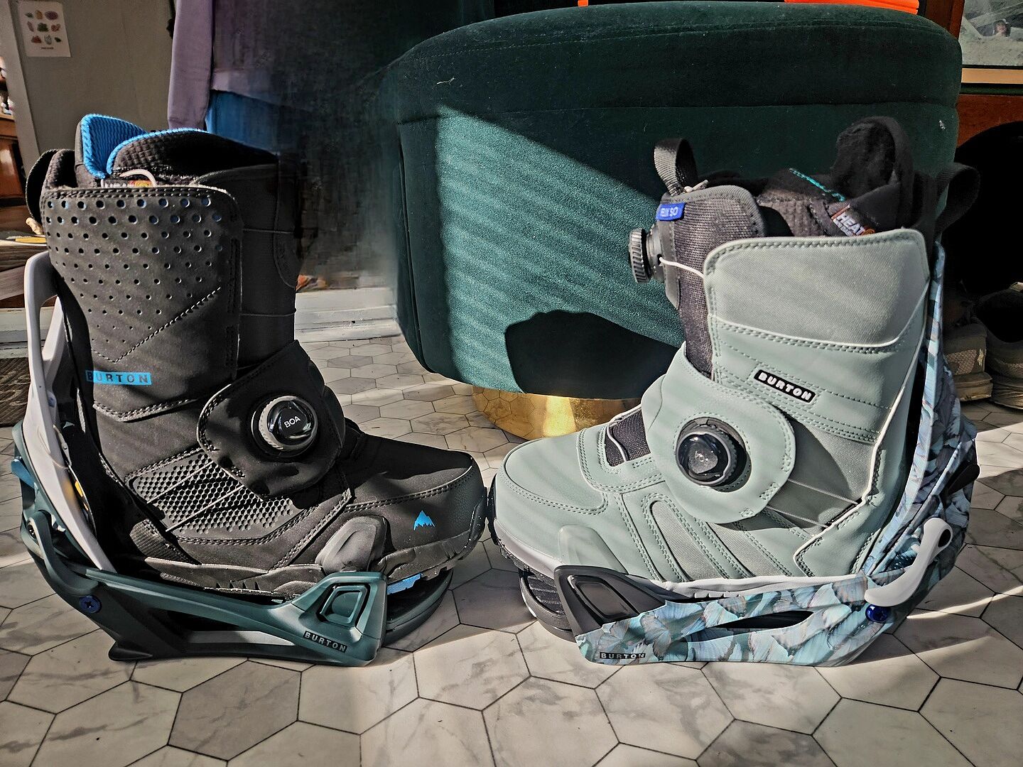 Burton Step On snowboardbindinger bluestone dame