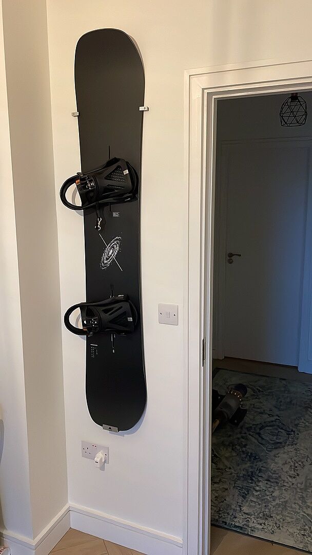Burton Collector's Edition snowboard veggfeste sølv