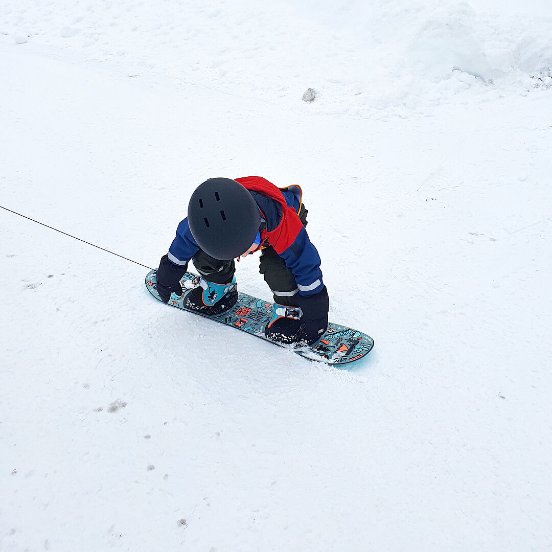 Burton Riglet Board Reel trekksnor svart OS til barn