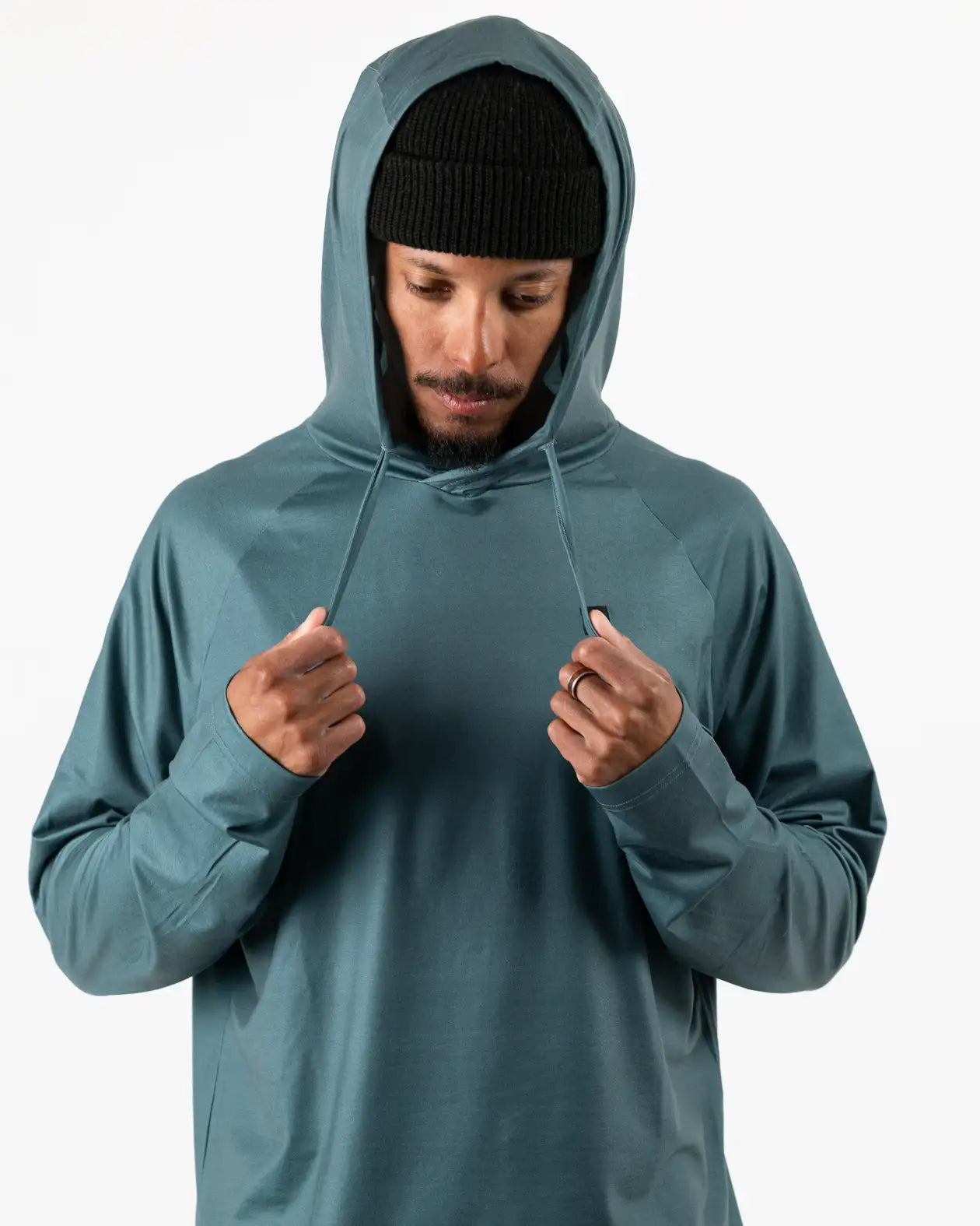 Jones Shastarama Recycled hoodie Moss Green lett base