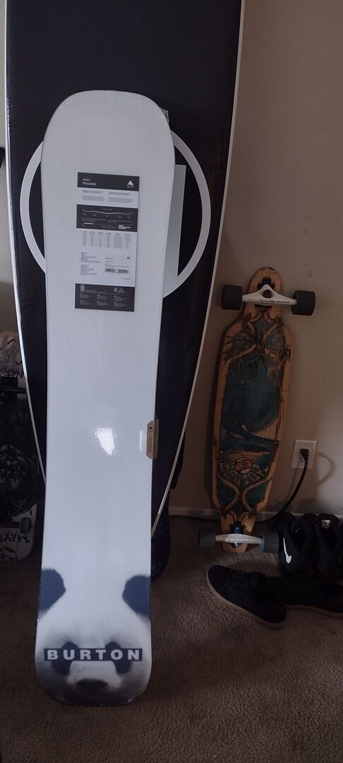 Burton Process Flying V snowboard Good Dog twin