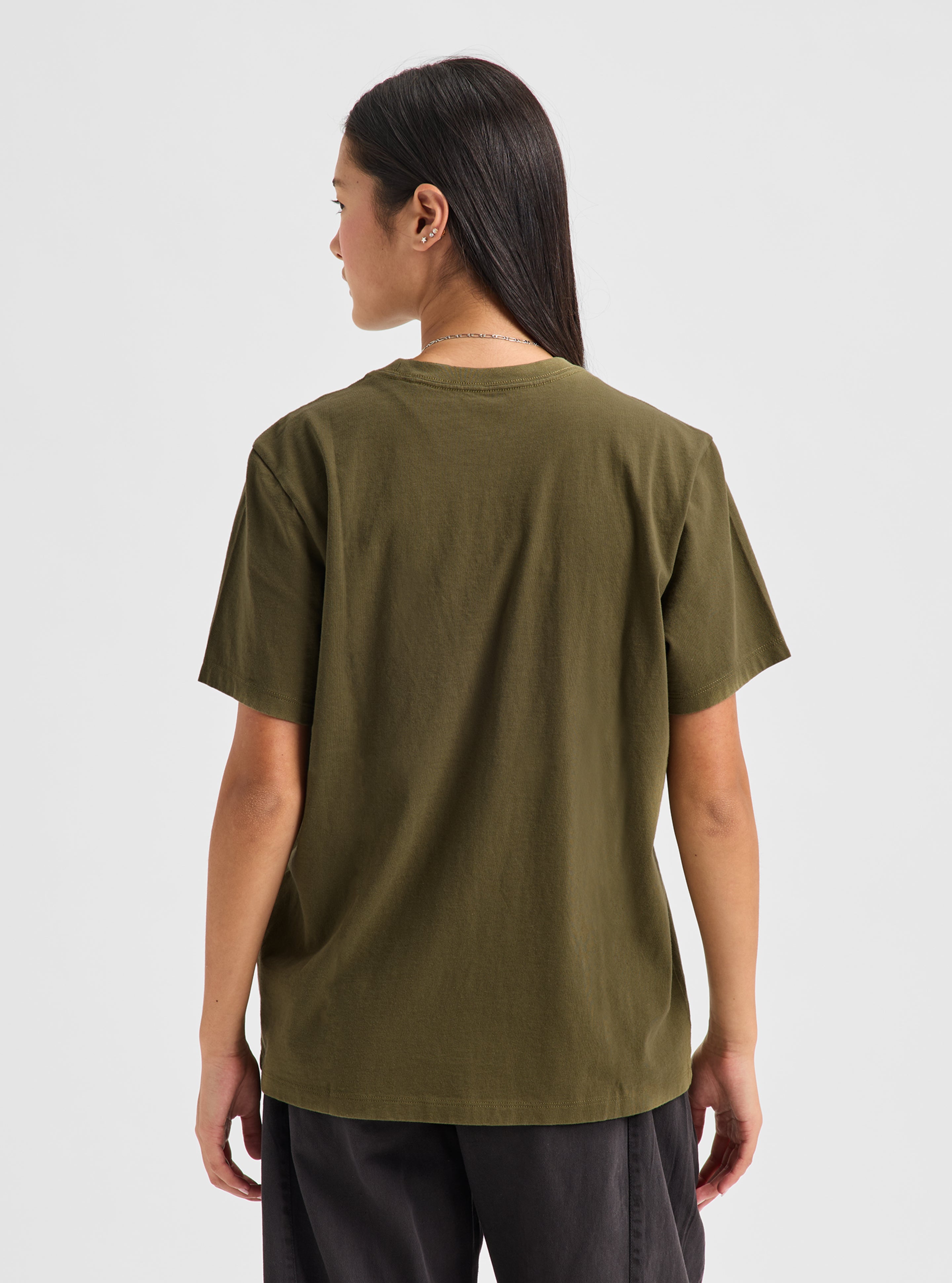 Burton Anon t-skjorte Dried Moss økologisk