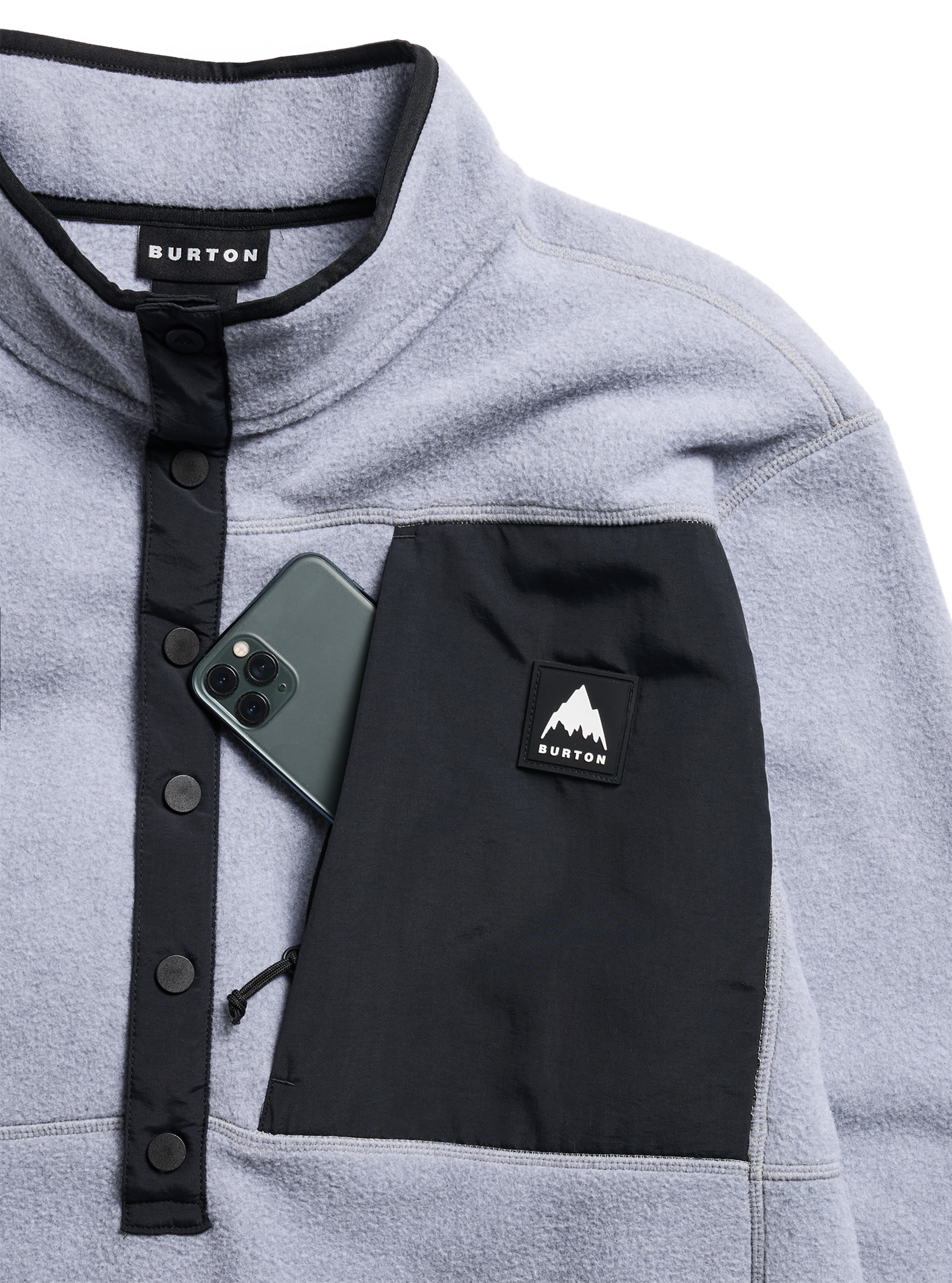 Burton Cinder Fleece Pullover fleecegenser True Black herre