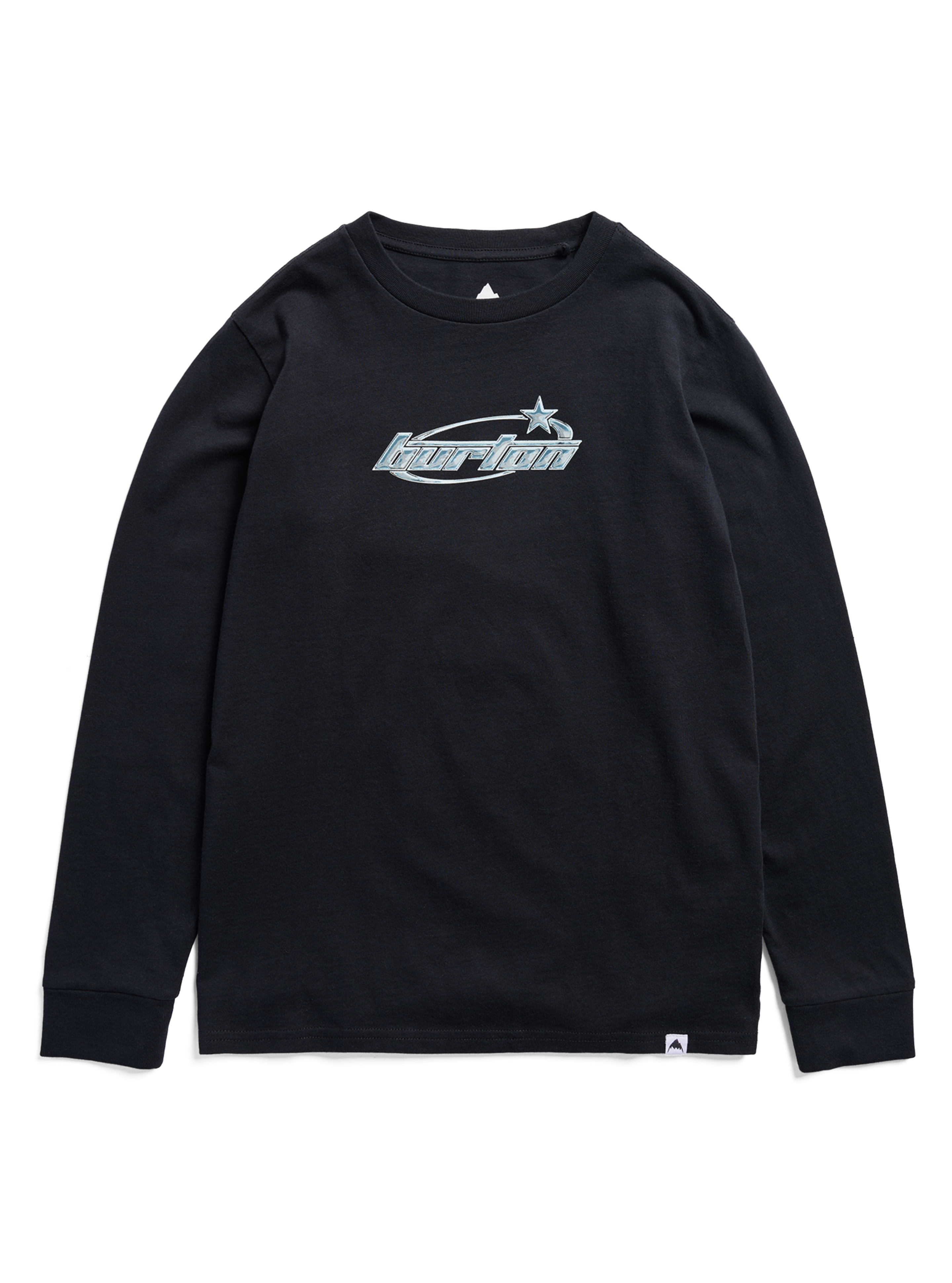 Burton Blossom 27 Long Sleeve t-skjorte barn True Black økologisk