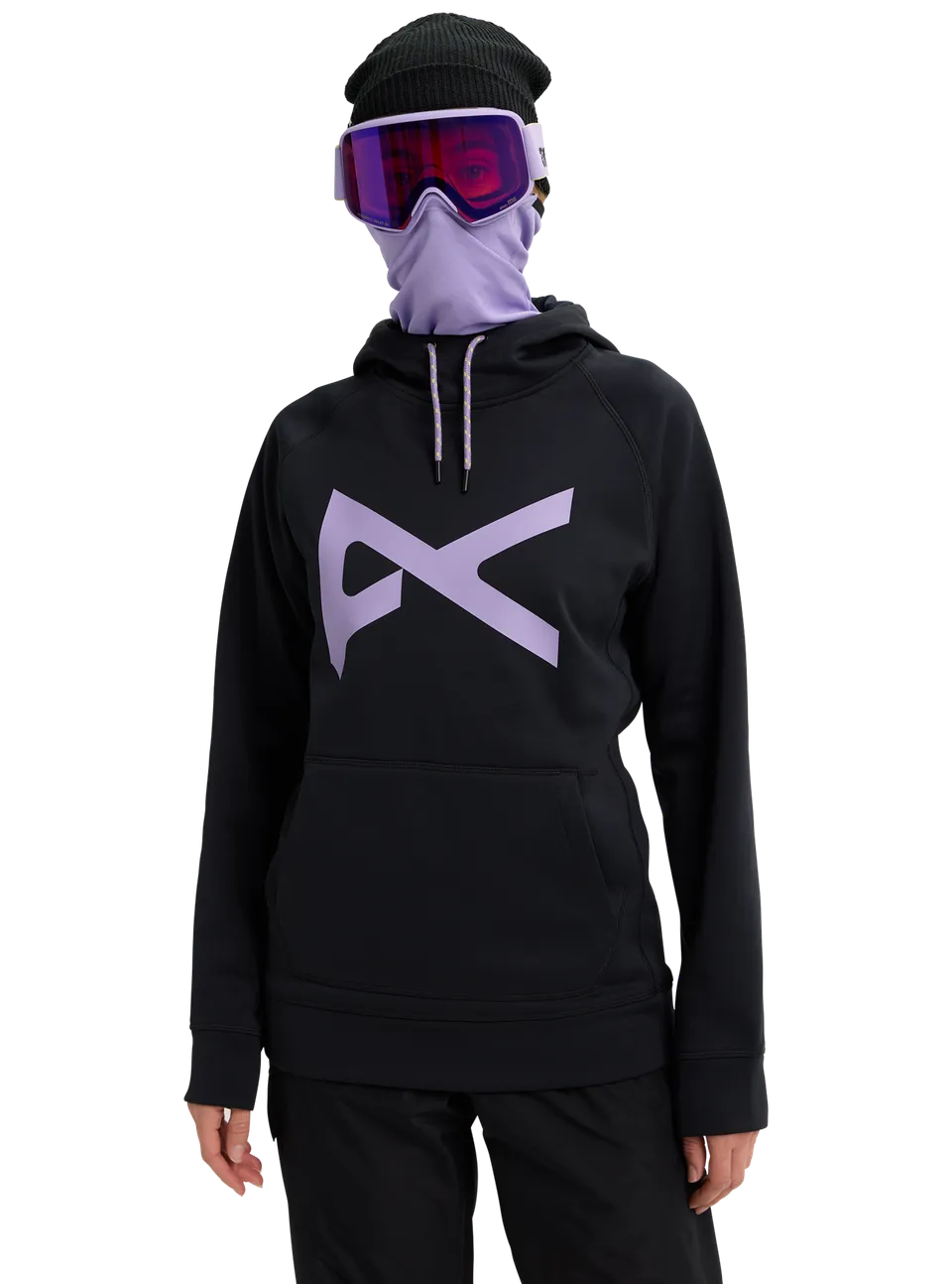 Anon MFI Pullover Hoodie hettegenser Hyper Lilac fleece