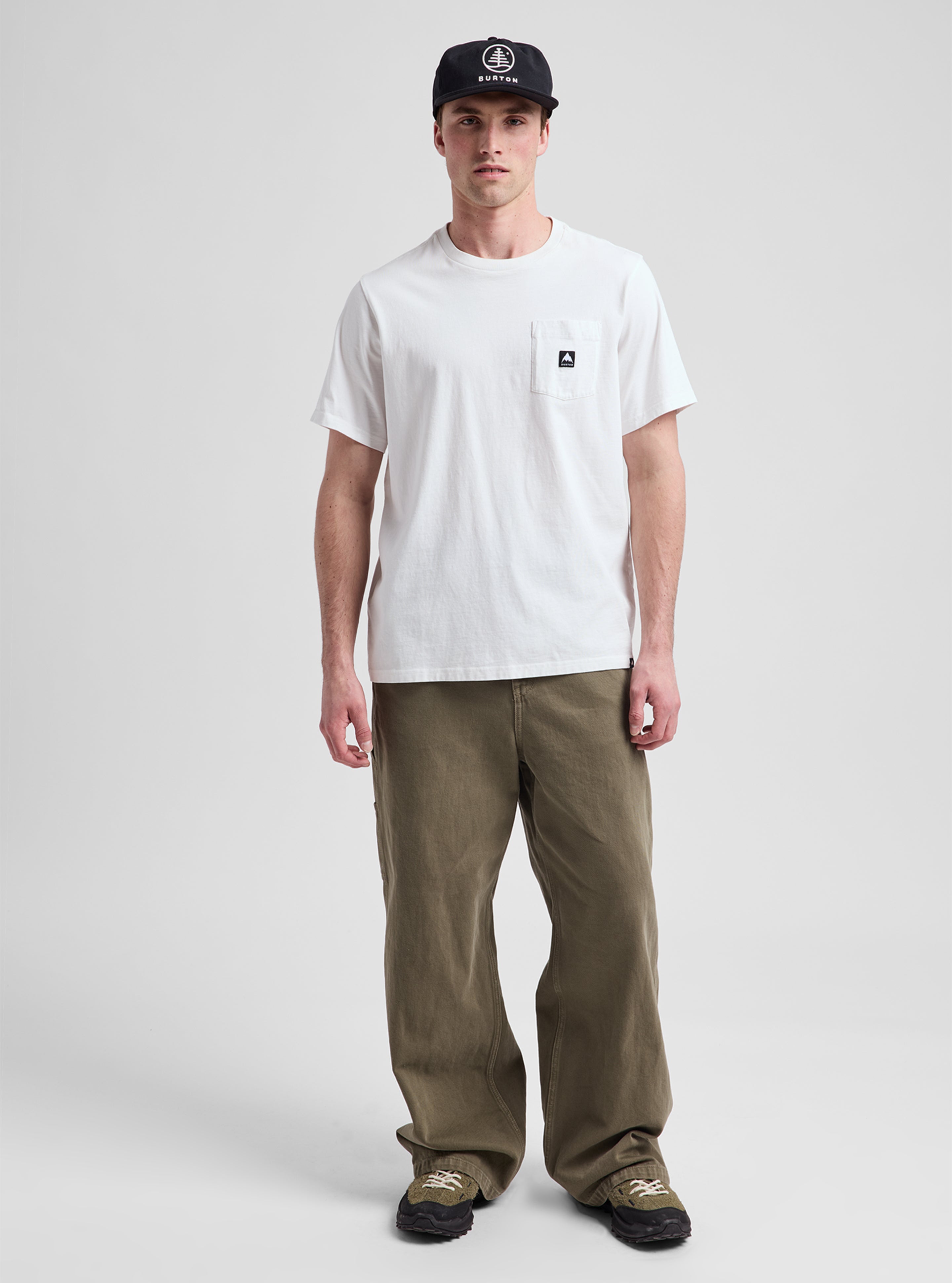 Burton Colfax t-skjorte moondust purple – relaxed