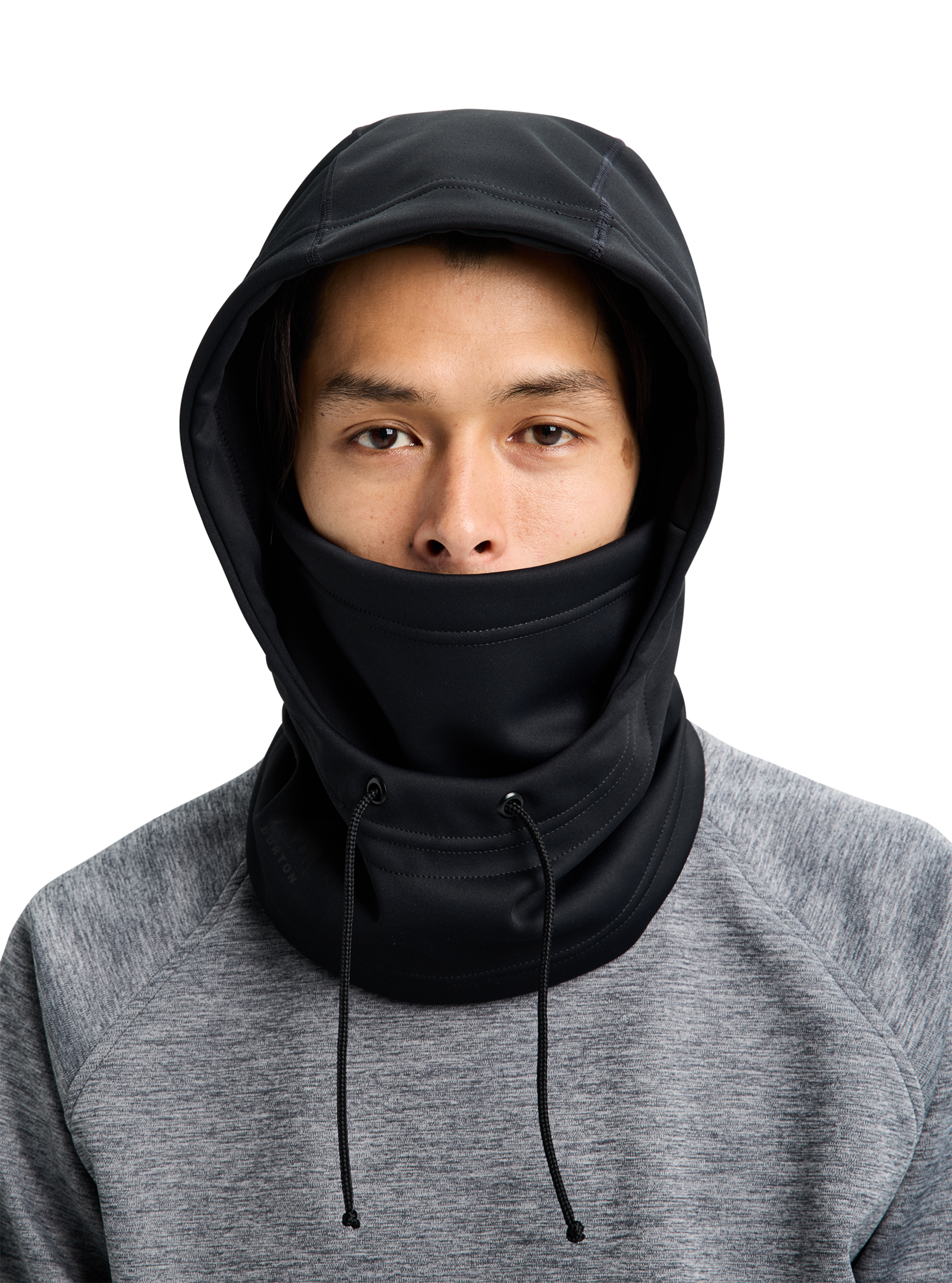 Burton Bonded Hood hette True Black vindtett fleece