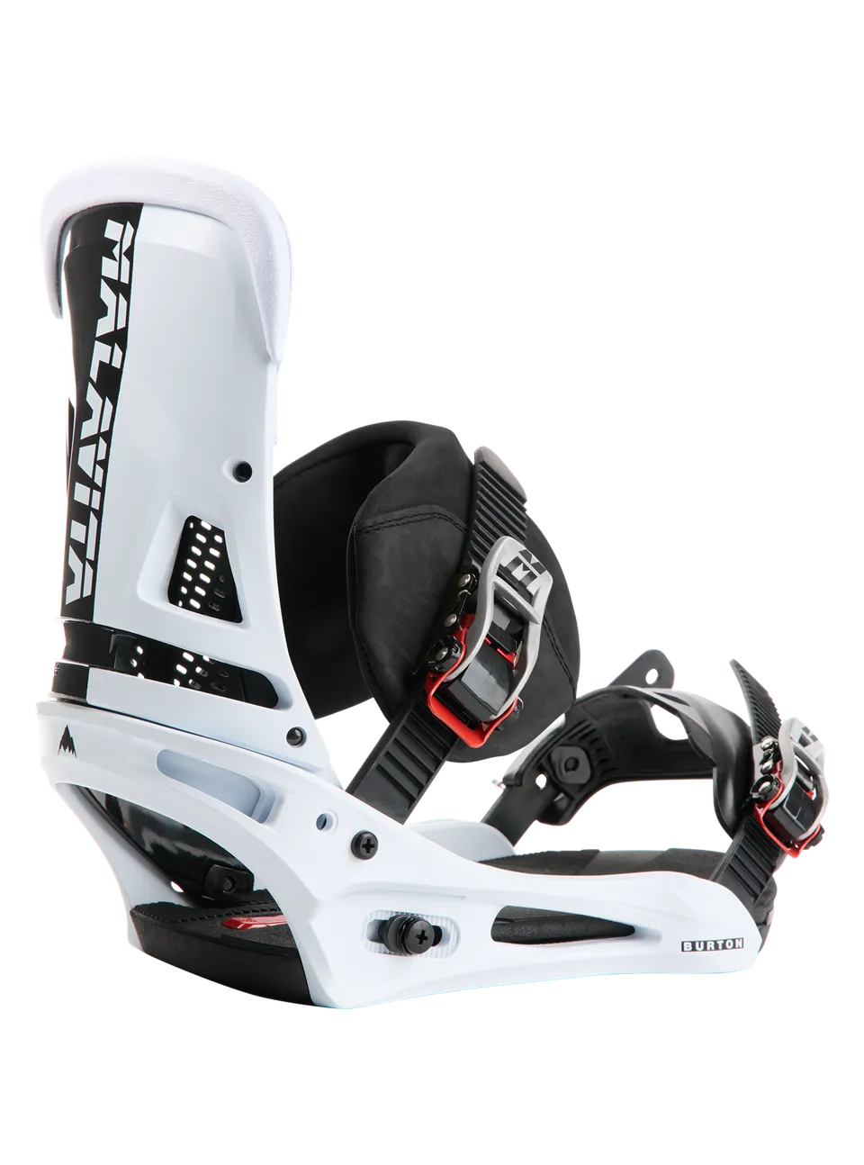 Burton Malavita X snowboardbinding Black/White M fleksibel
