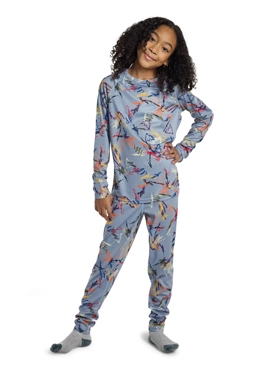 Burton Lightweight baselag sett barn Crumple Dye stretch