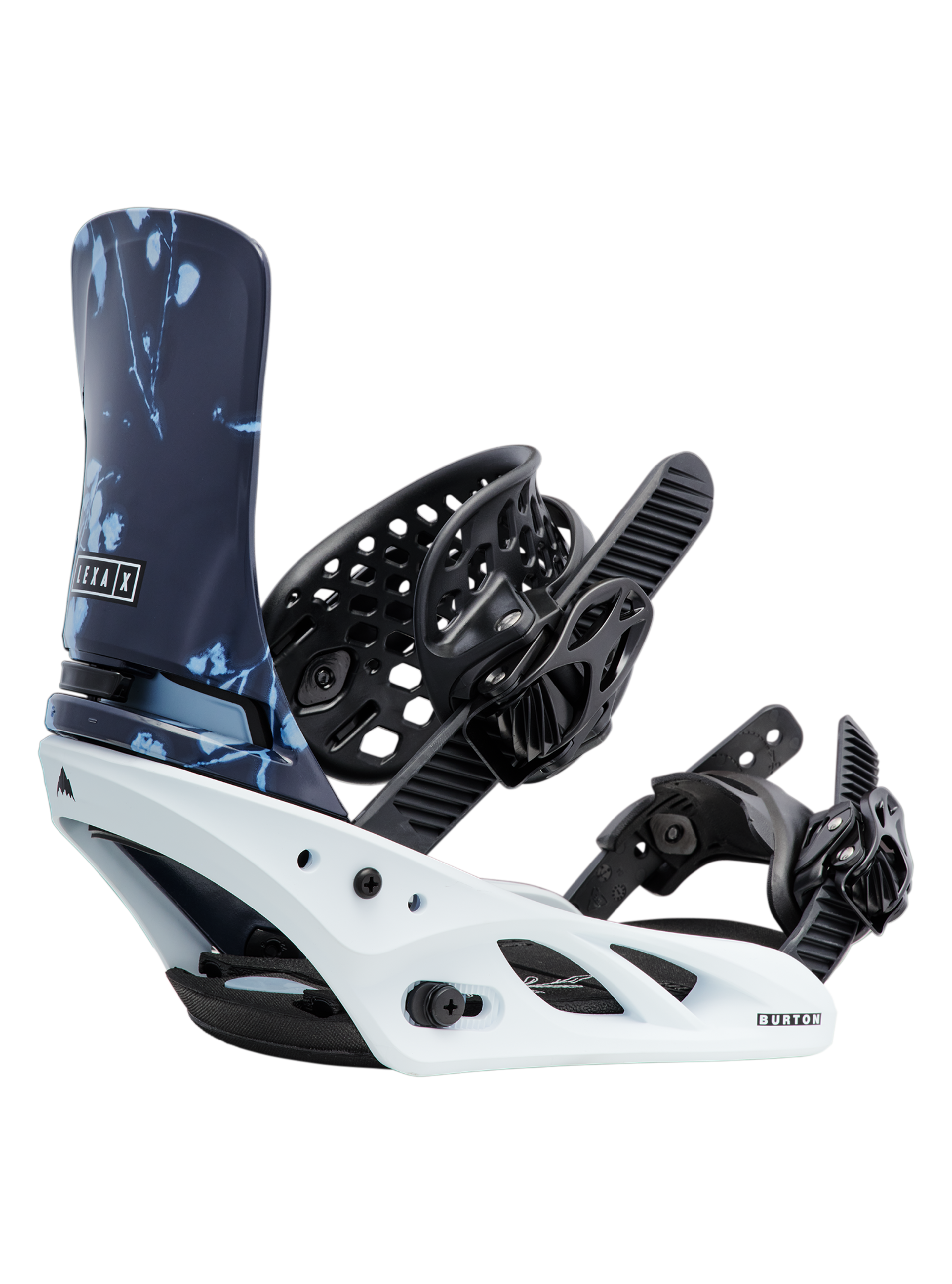 Burton Lexa X snowboardbinding dame cyanotype floral lett