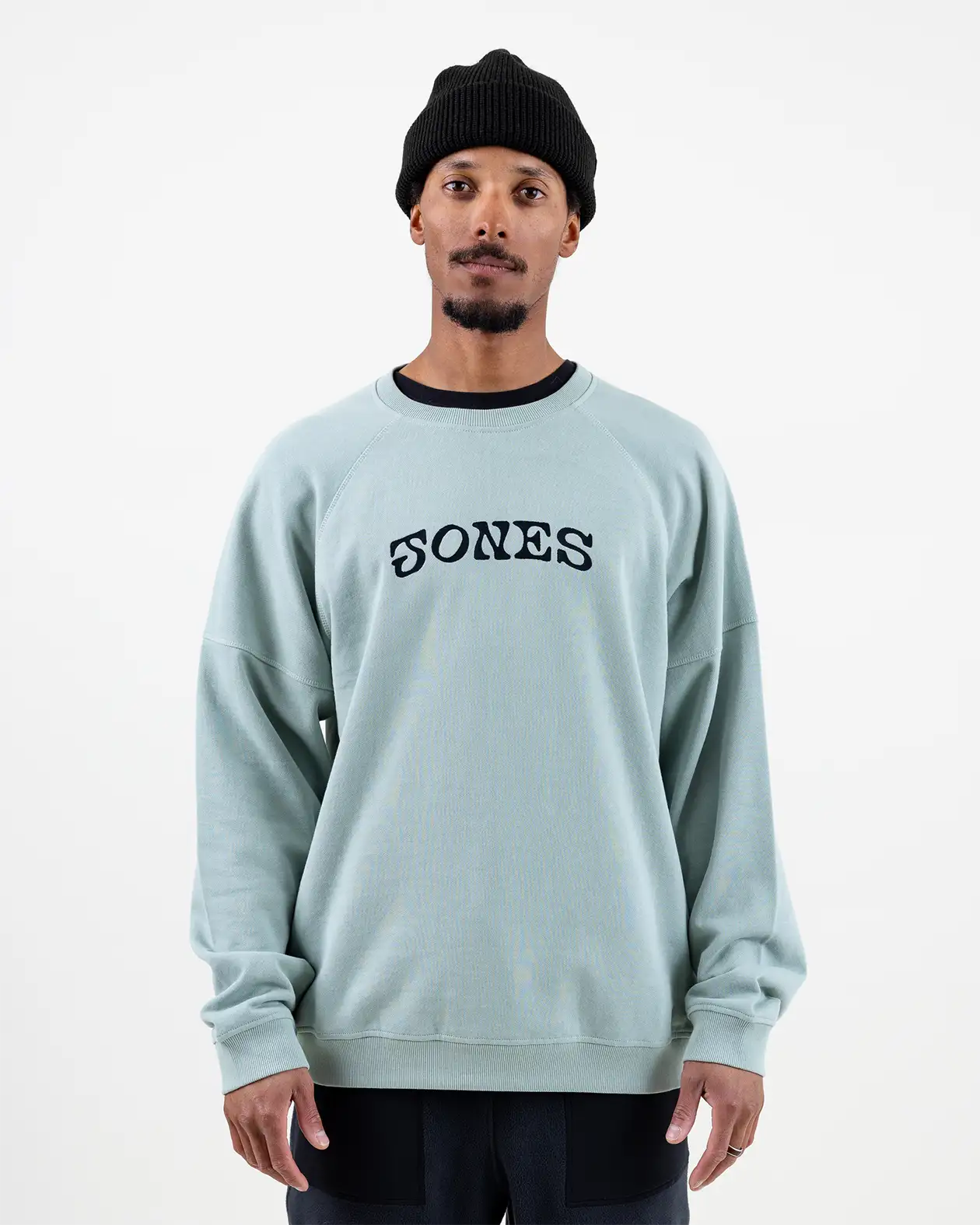 Jones Sierra Organic Cotton sweatshirt stealth black økologisk