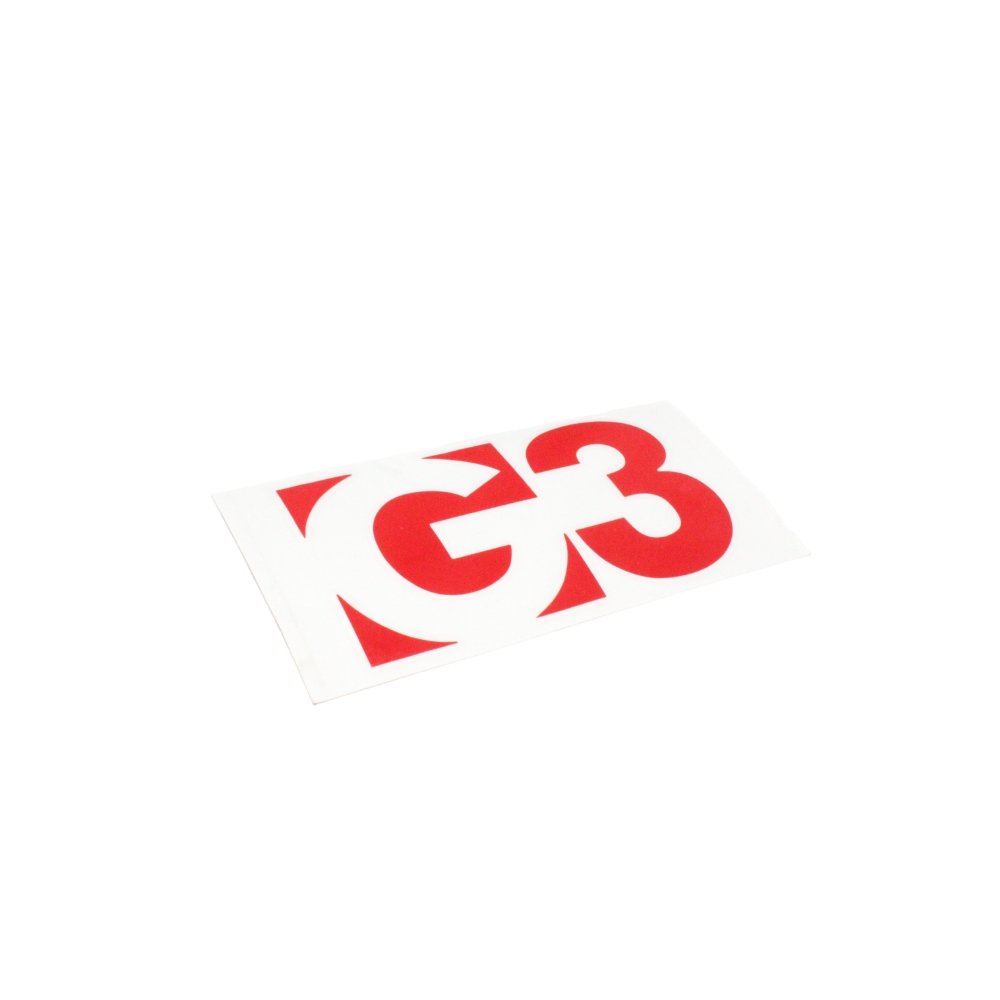 Genuine Guide Gear G3 klistremerke vinyl svart large