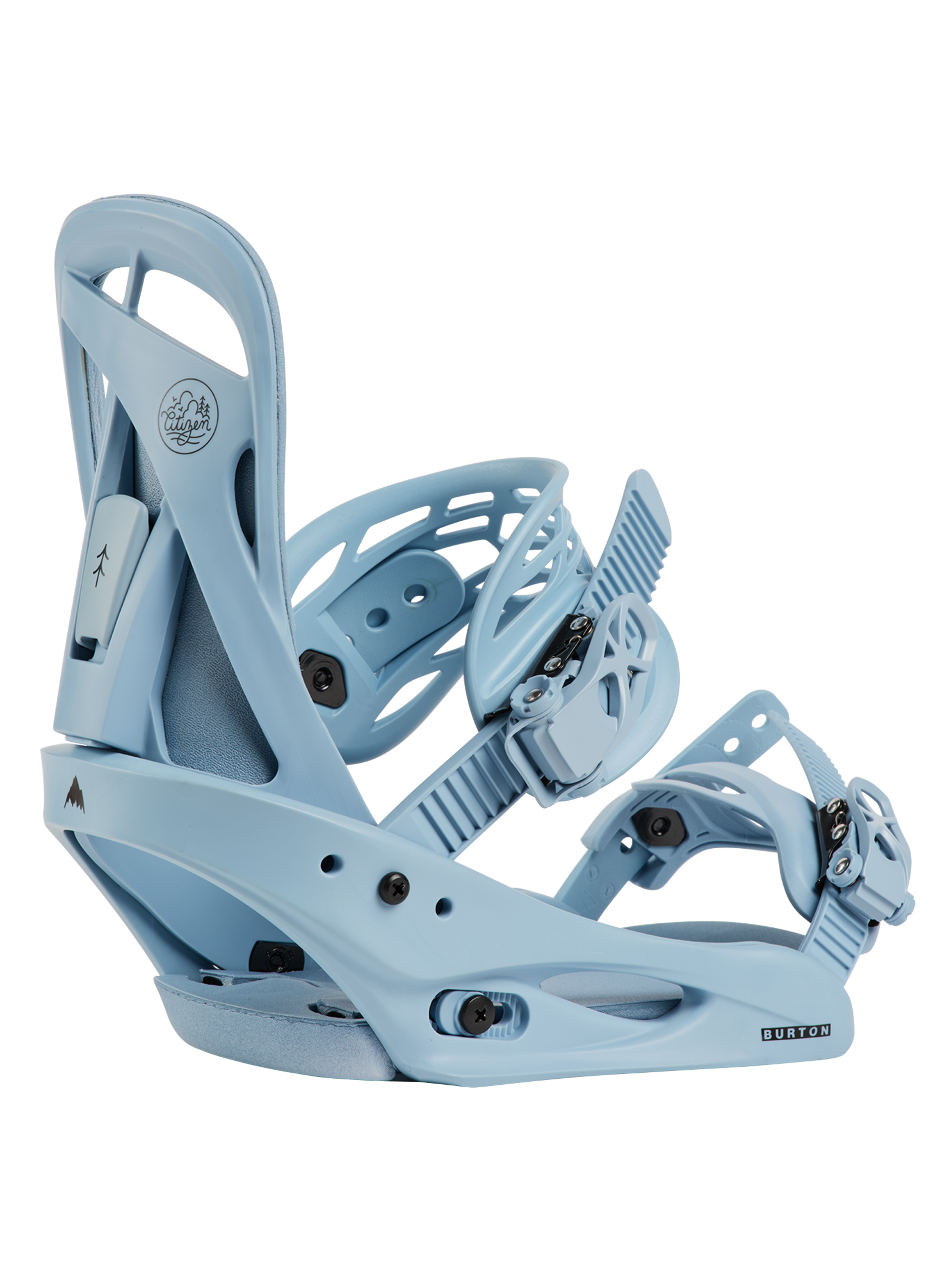 Burton Citizen snowboardbinding dame Chinchilla Gray myk