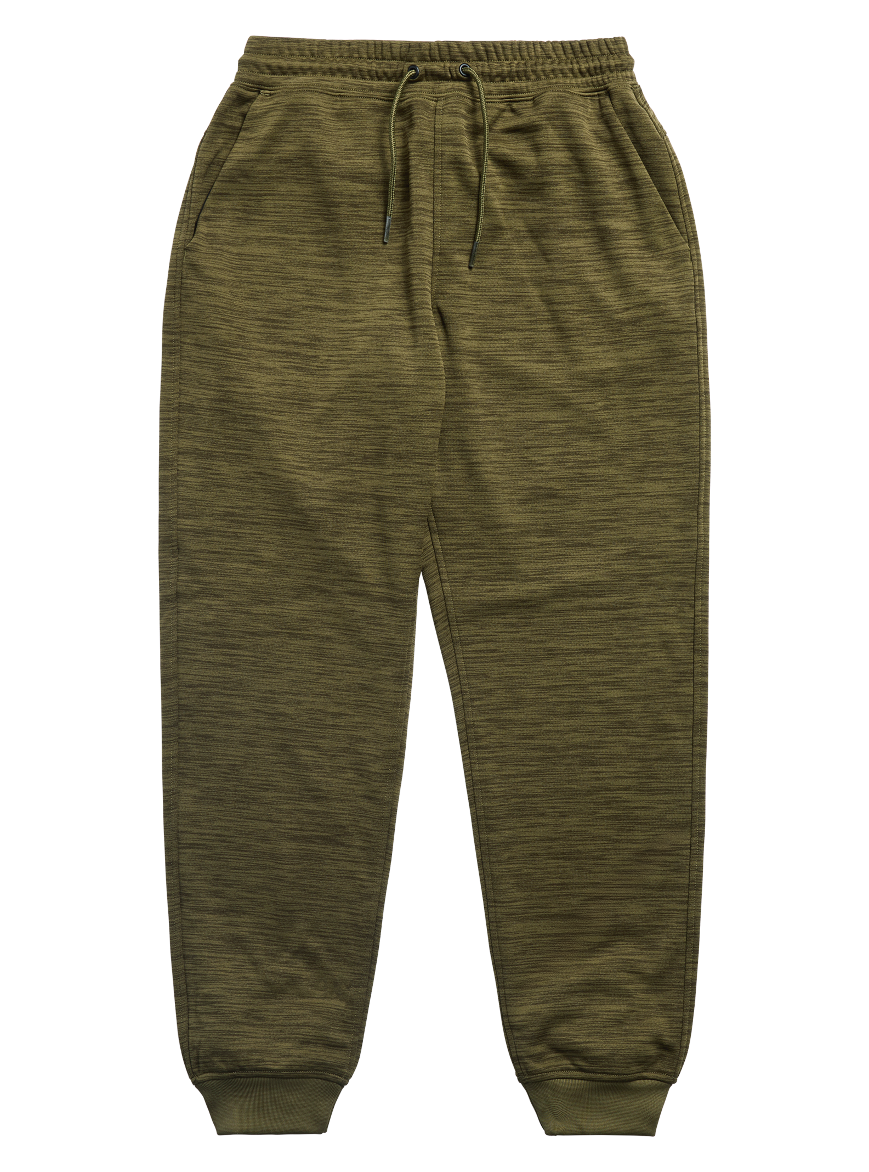 Burton Oak fleecebukse True Black Heather børstet