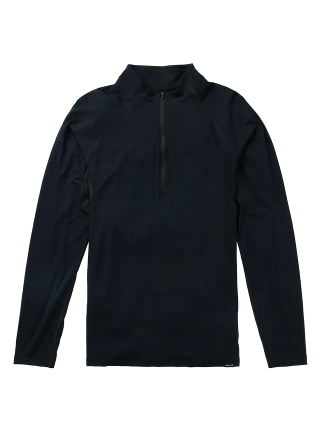 Burton Phayse Merino understøytrøye herre True Black glidelås