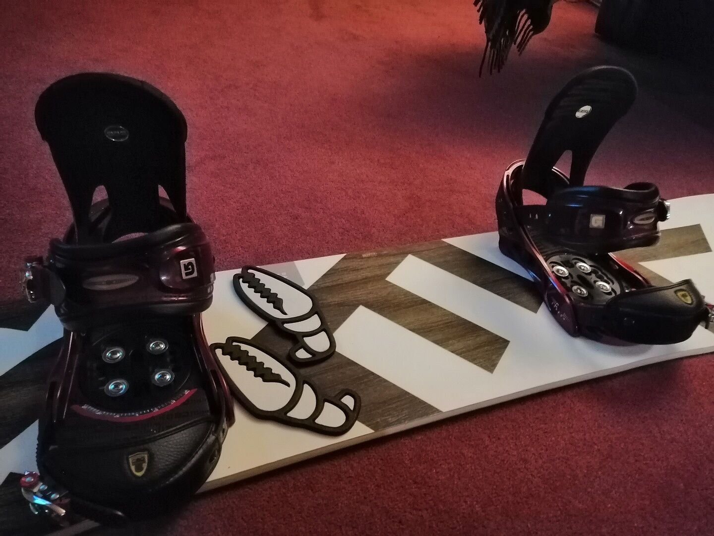 Burton M6 monteringsskruer brett Sølv reservedel