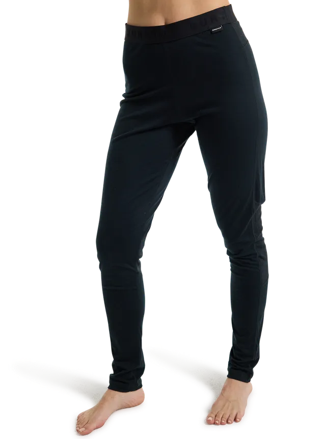Burton Phayse Merino underbukse dame svart ull