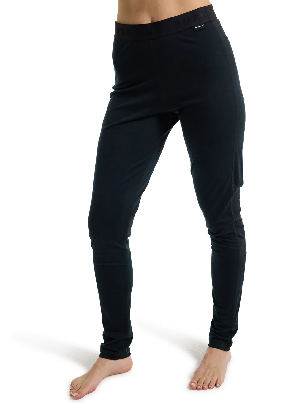 Burton Phayse Merino underbukse dame svart ull