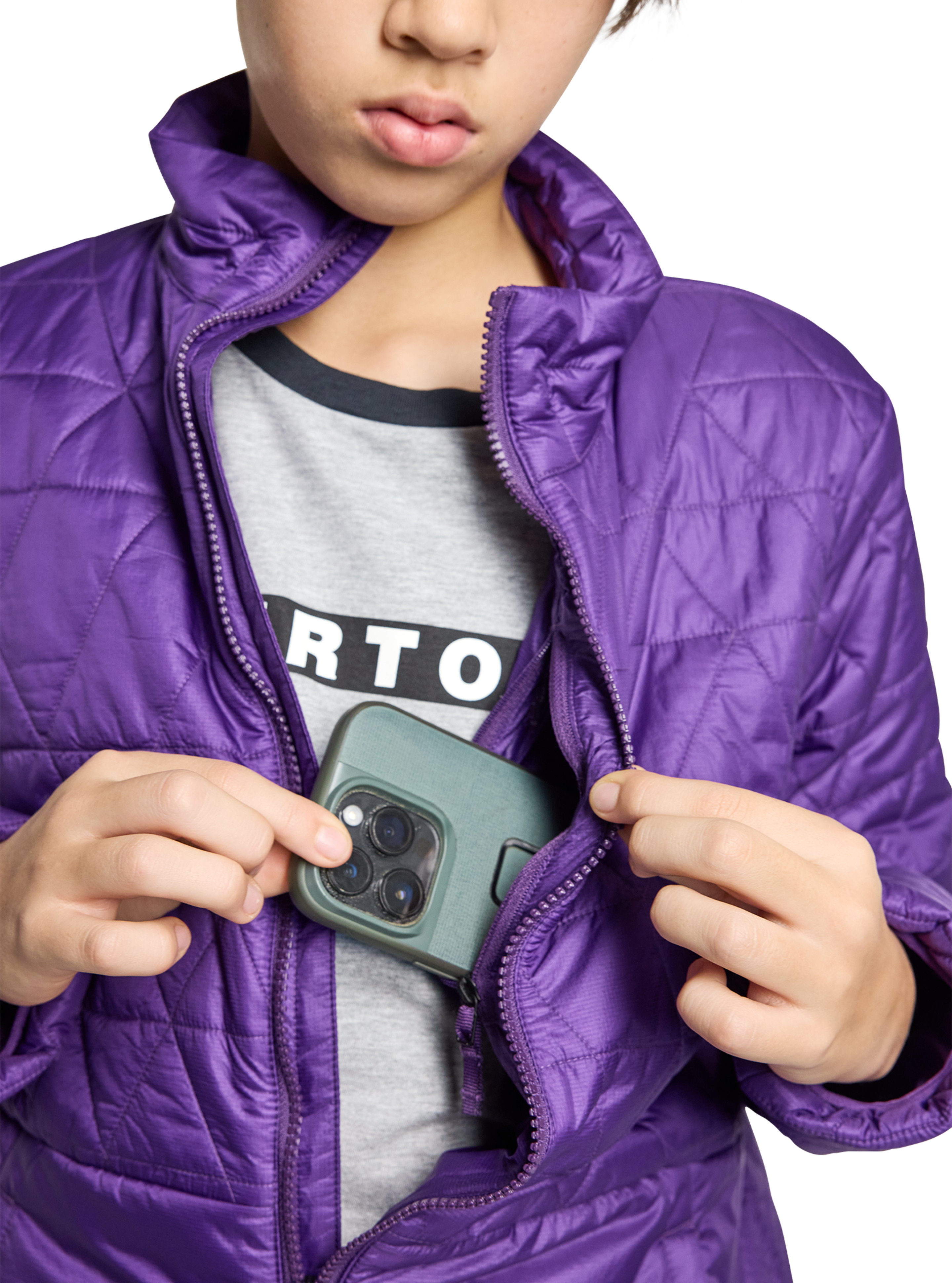 Burton Versatile Heat barnejakke True Black isolert