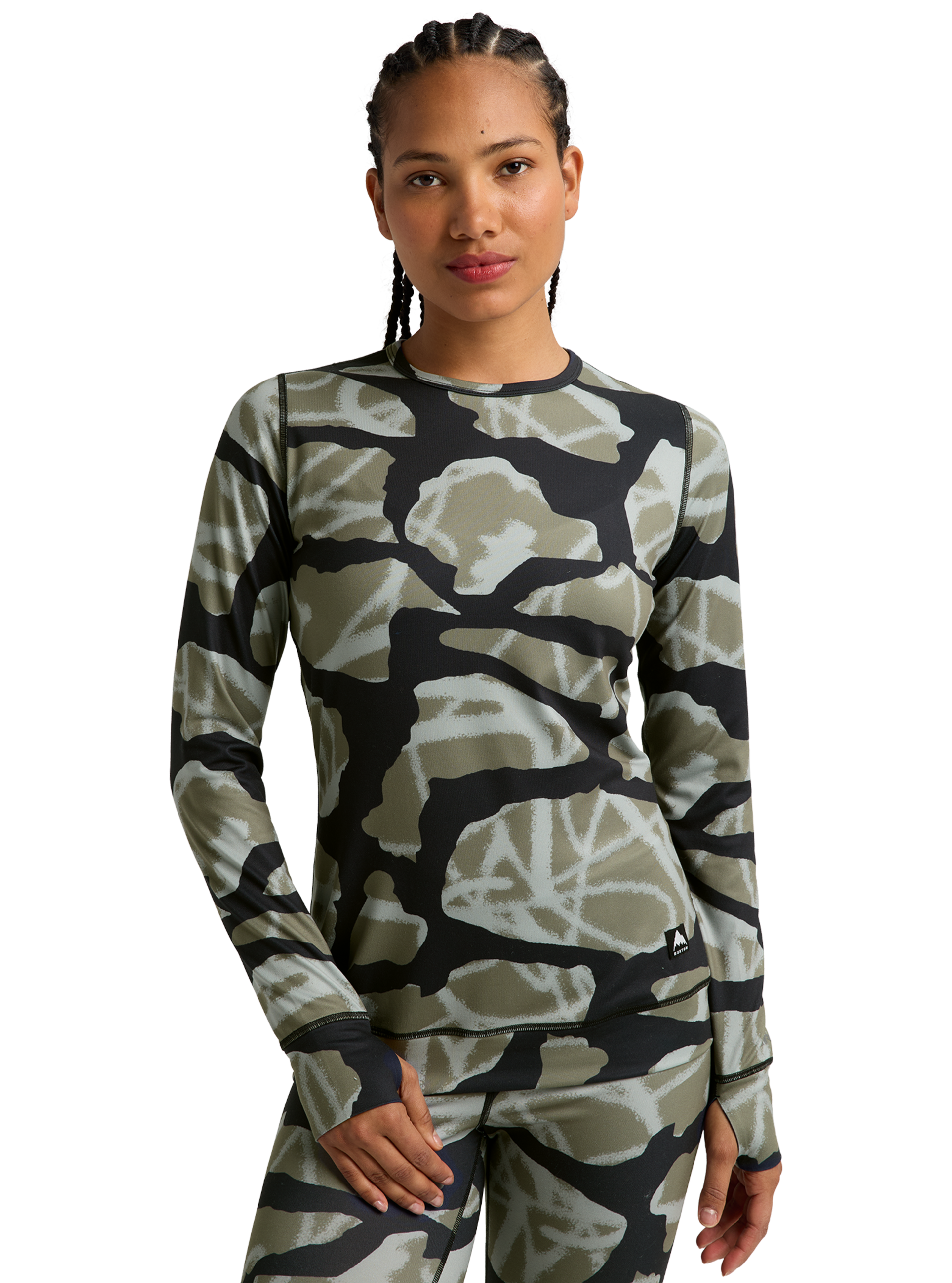 Burton Midweight undertrøye dame Soft Sage varm