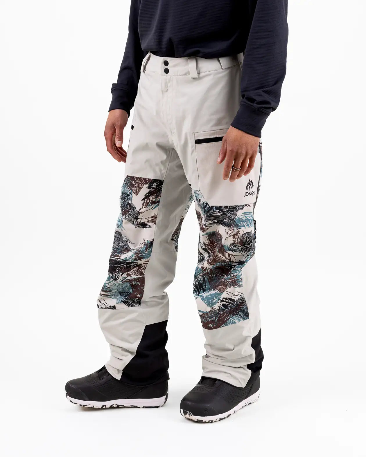 Jones MTN Surf Recycled snowboardbukse herre Smoke Gray