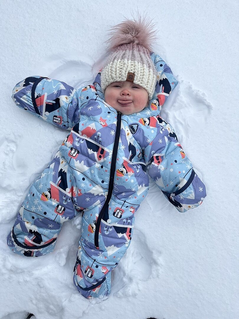 Burton Buddy babydress Jungle Cats isolert vinterdress