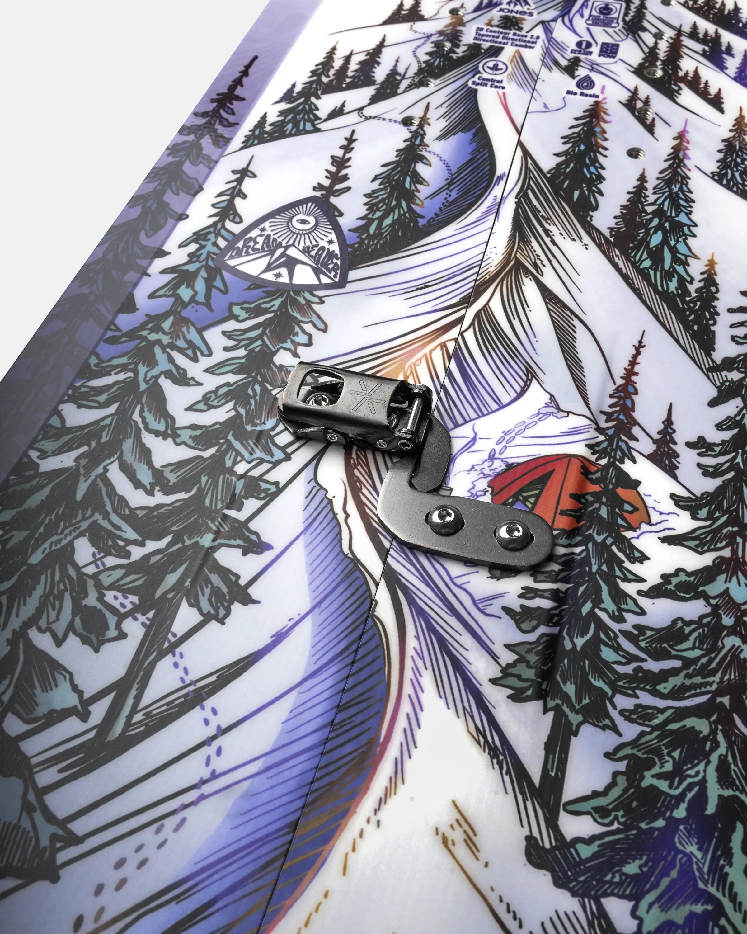 Jones Dream Weaver 2.0 splitboard dame 148 myk flex