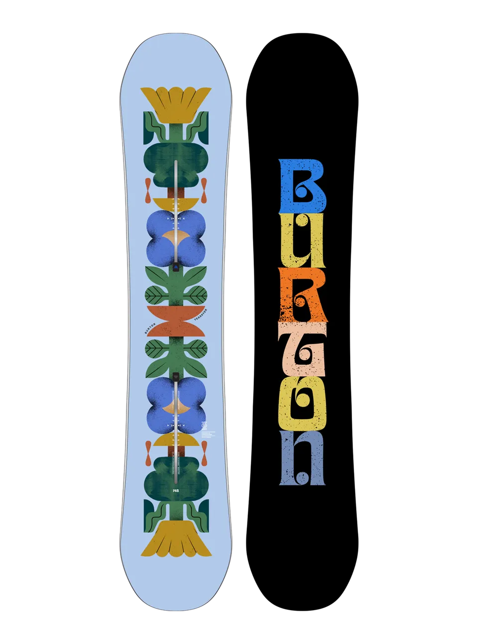 Burton Yeasayer snowboard Flora 148 PurePop camber