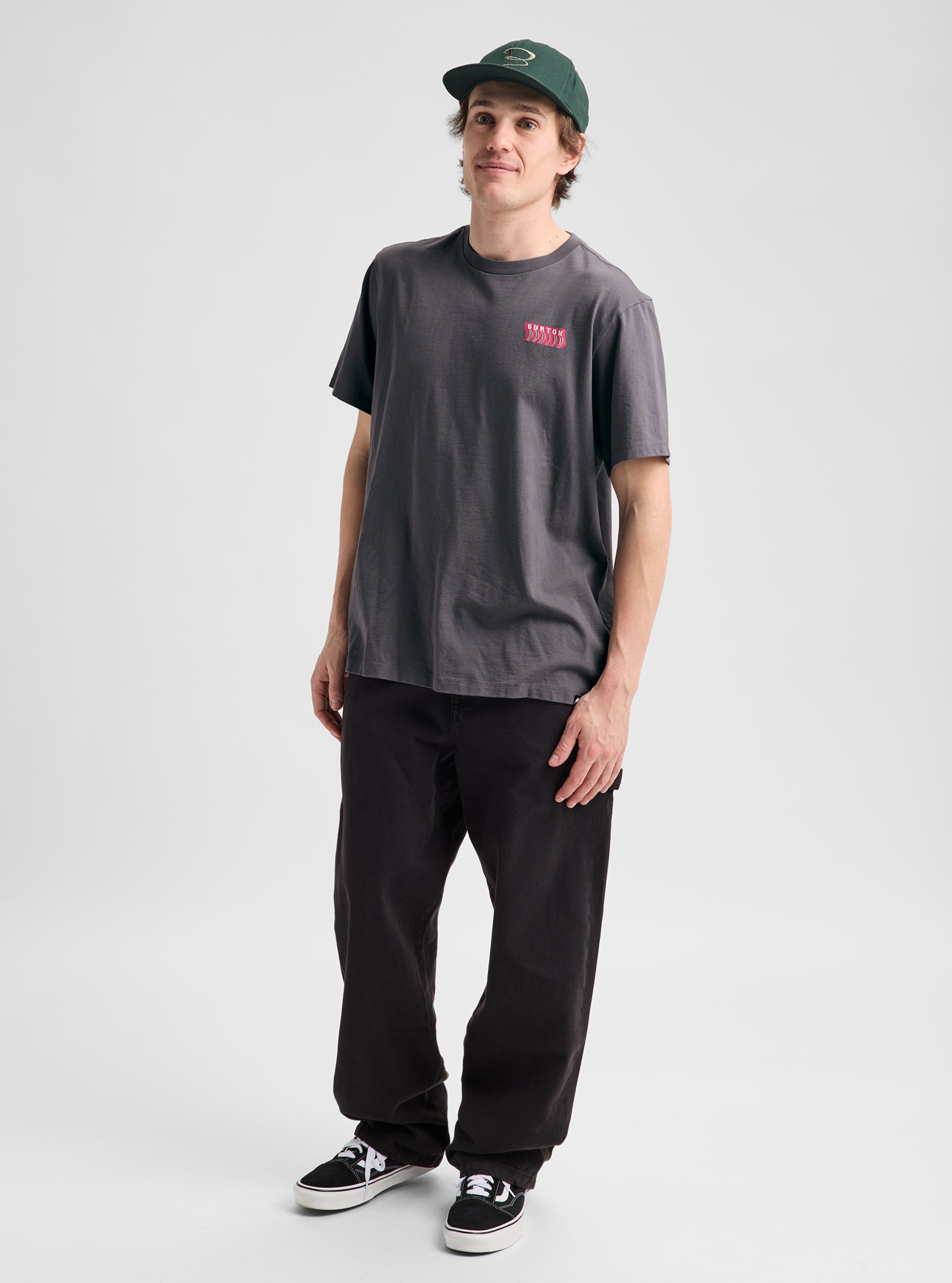 Burton Throwback 1992 t-skjorte gotham gray bomull