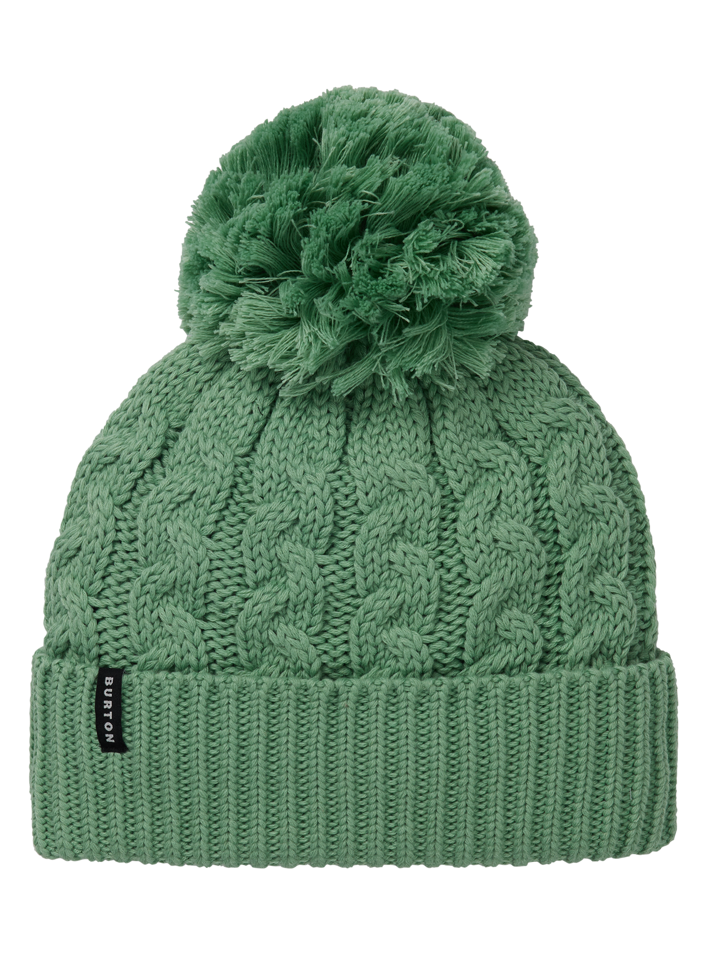 Burton Zippy lue fleecefôret dame grønn OS ull