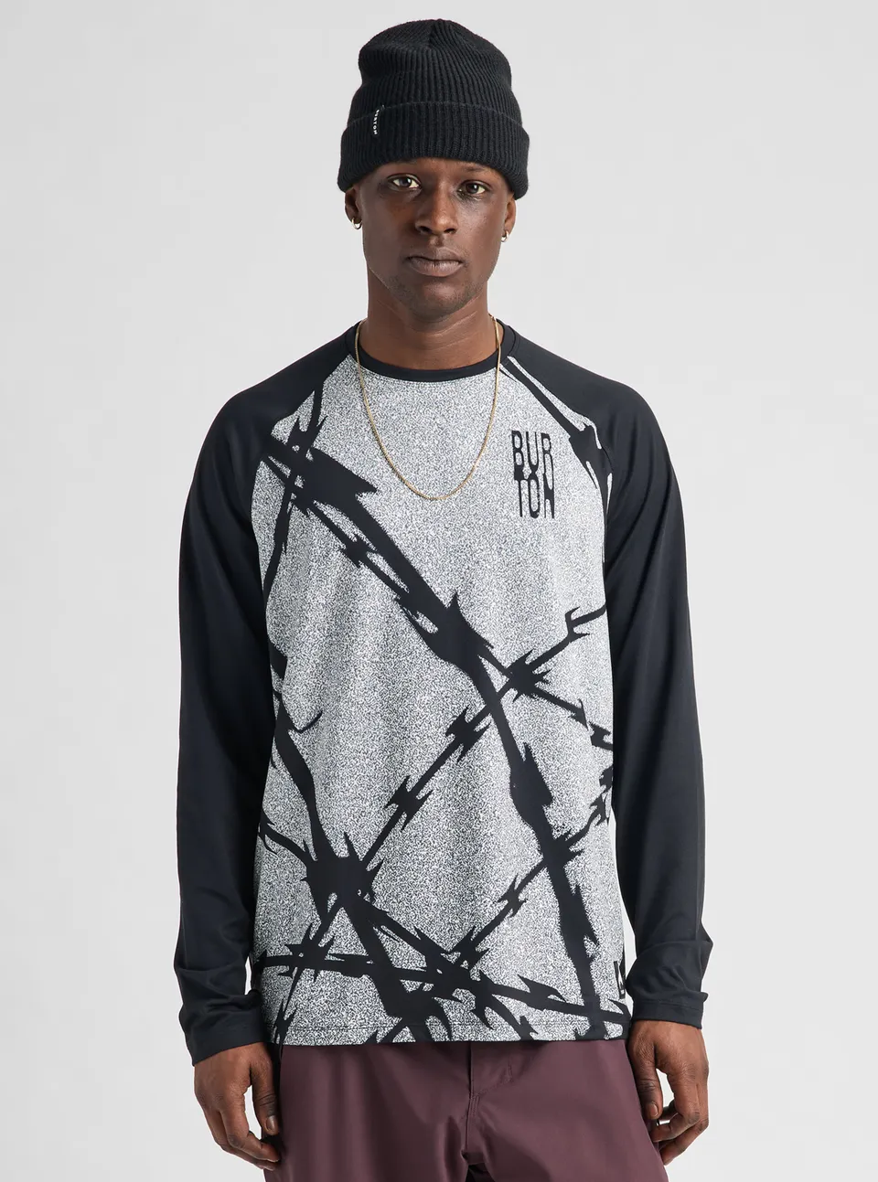 Burton Roadie Base Layer Tech T-skjorte Bad Dog rask tørk