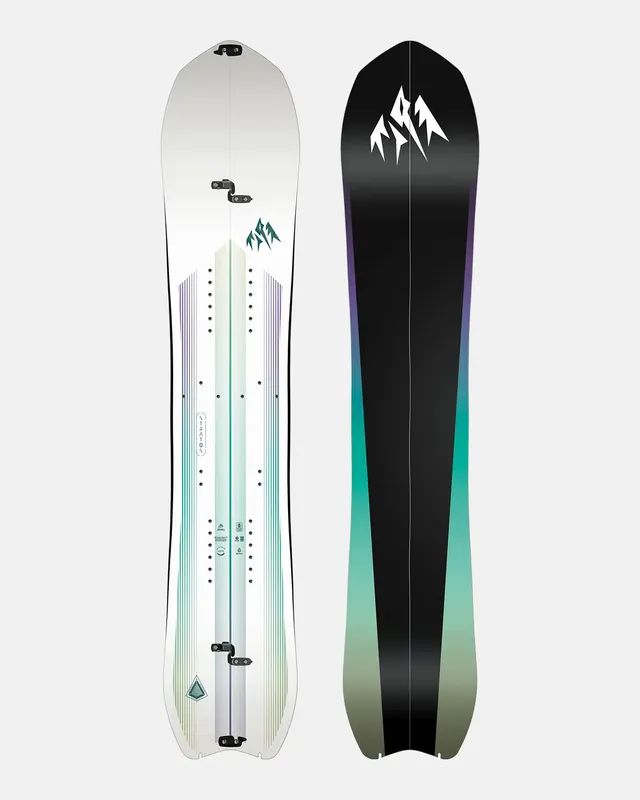 Jones Stratos splitboard dame 149 pudderprofil
