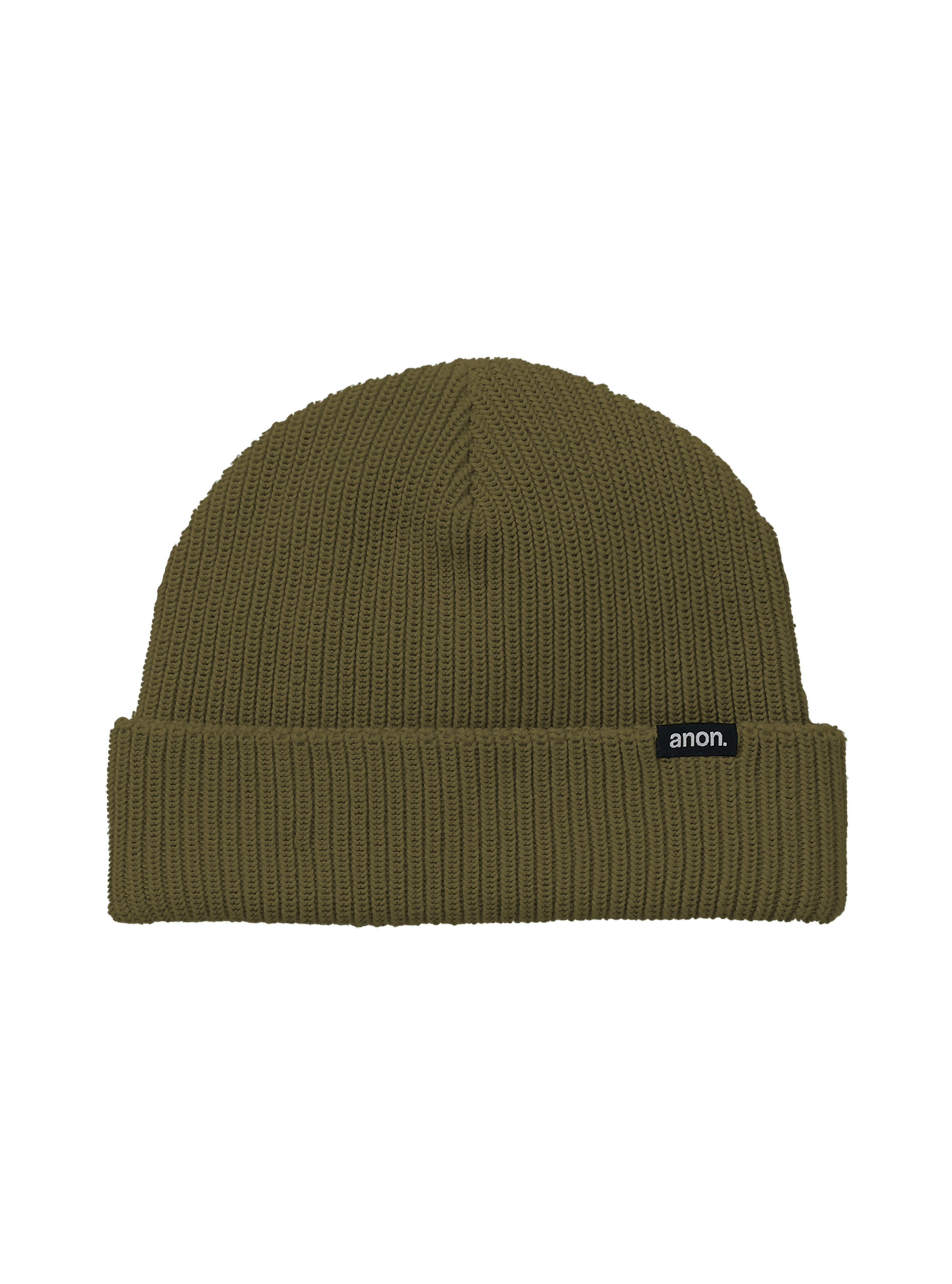 Anon Cuff Beanie lue True Black OS med oppbrett