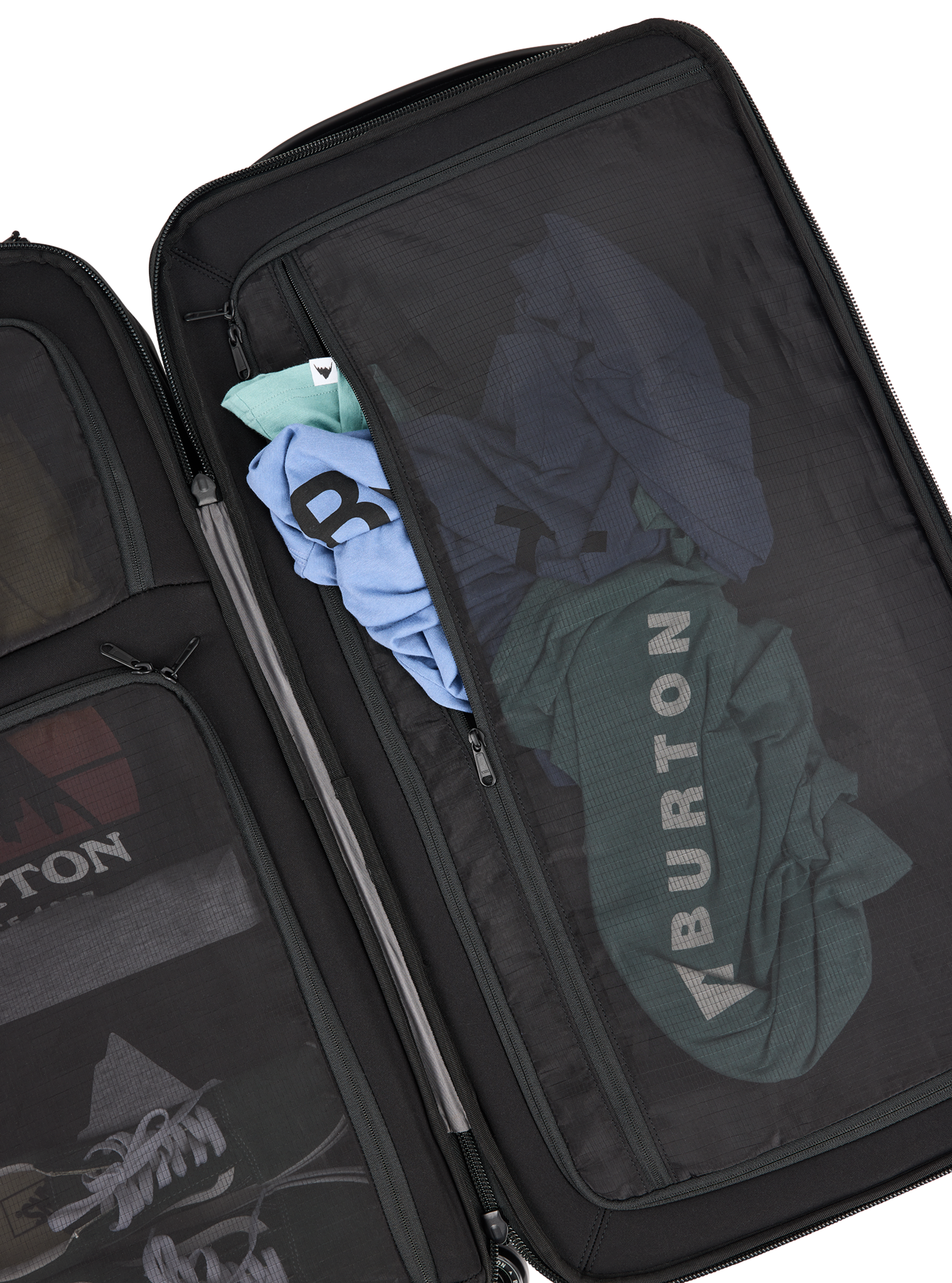 Burton 4 Wheel Double Deck reisebag 86L med 4 hjul