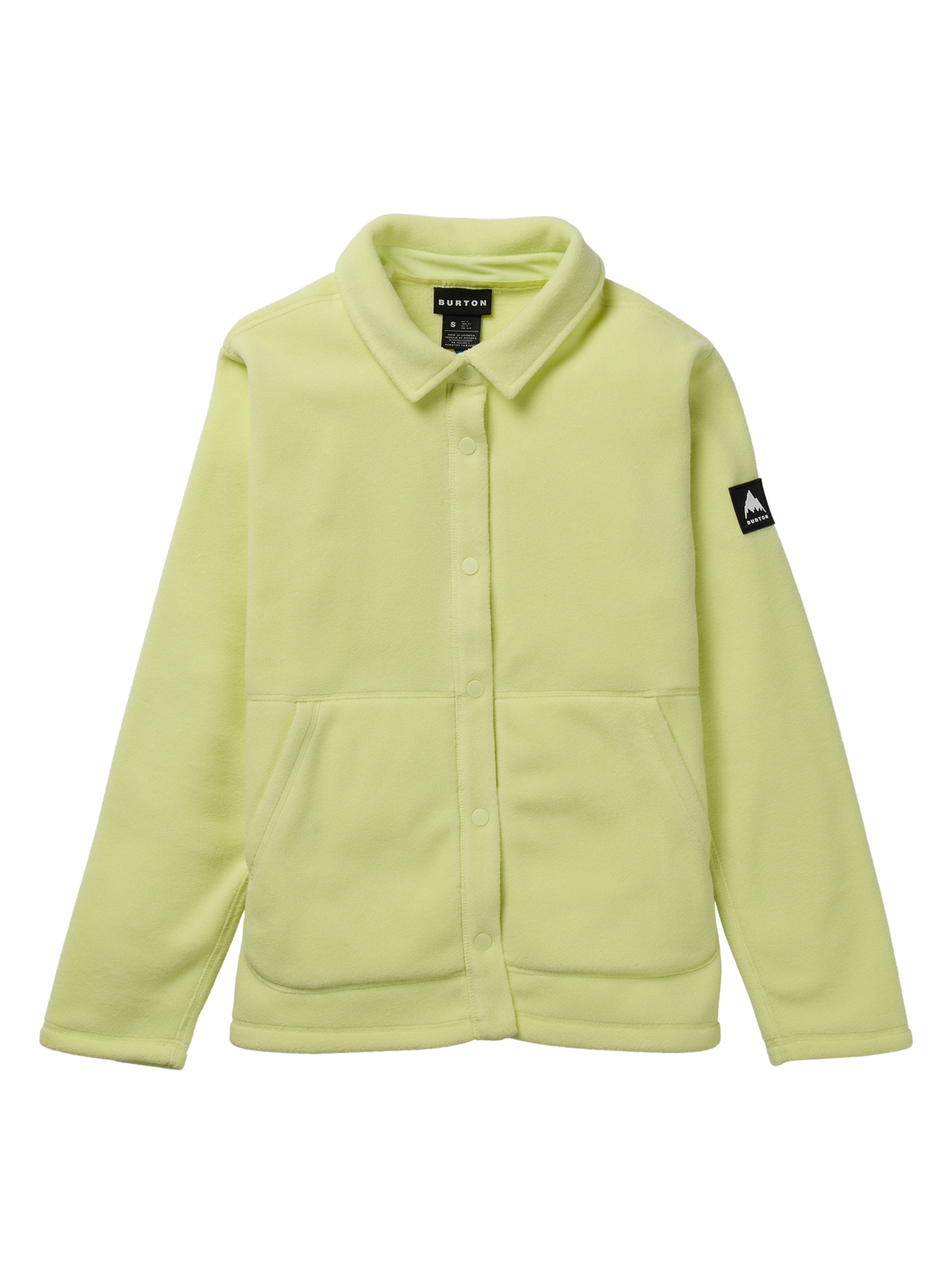 Burton Cinder Fleece snapskjorte dame graffiti camo varm