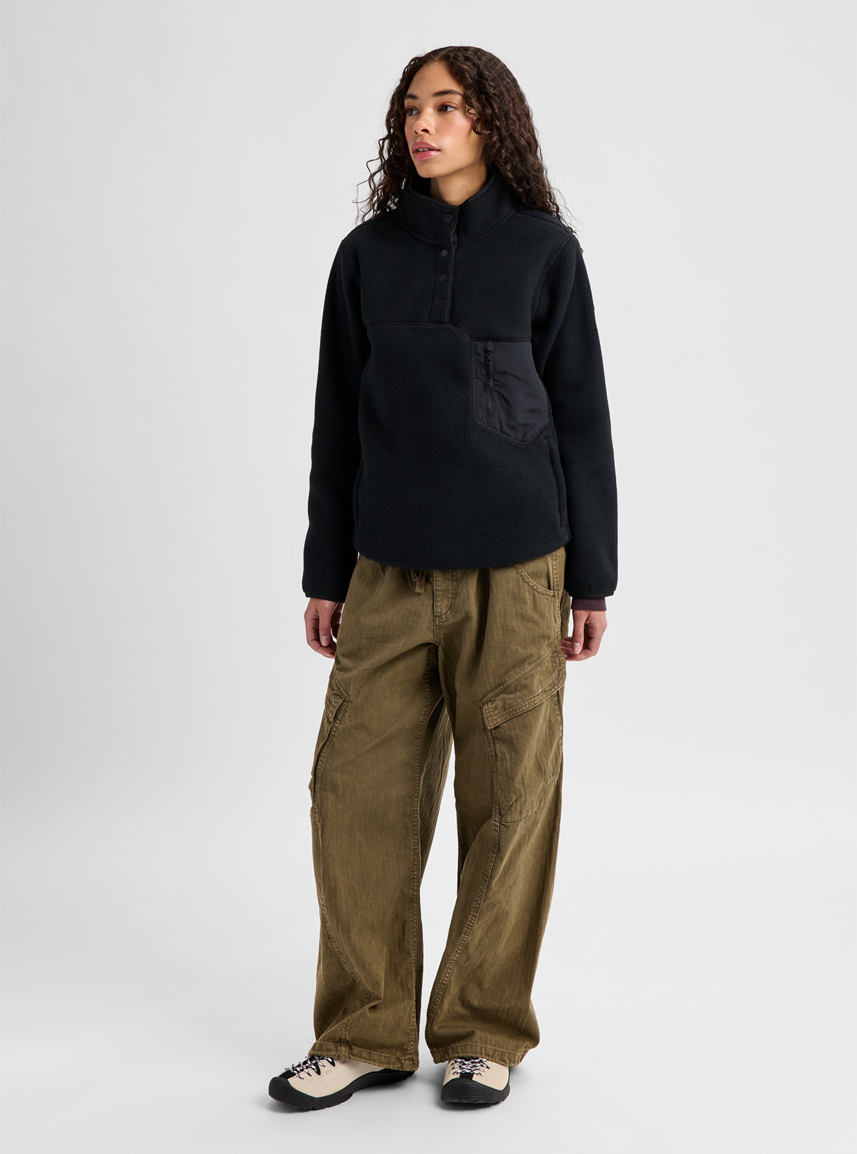 Burton Cinder fleecegenser dame spring frost M